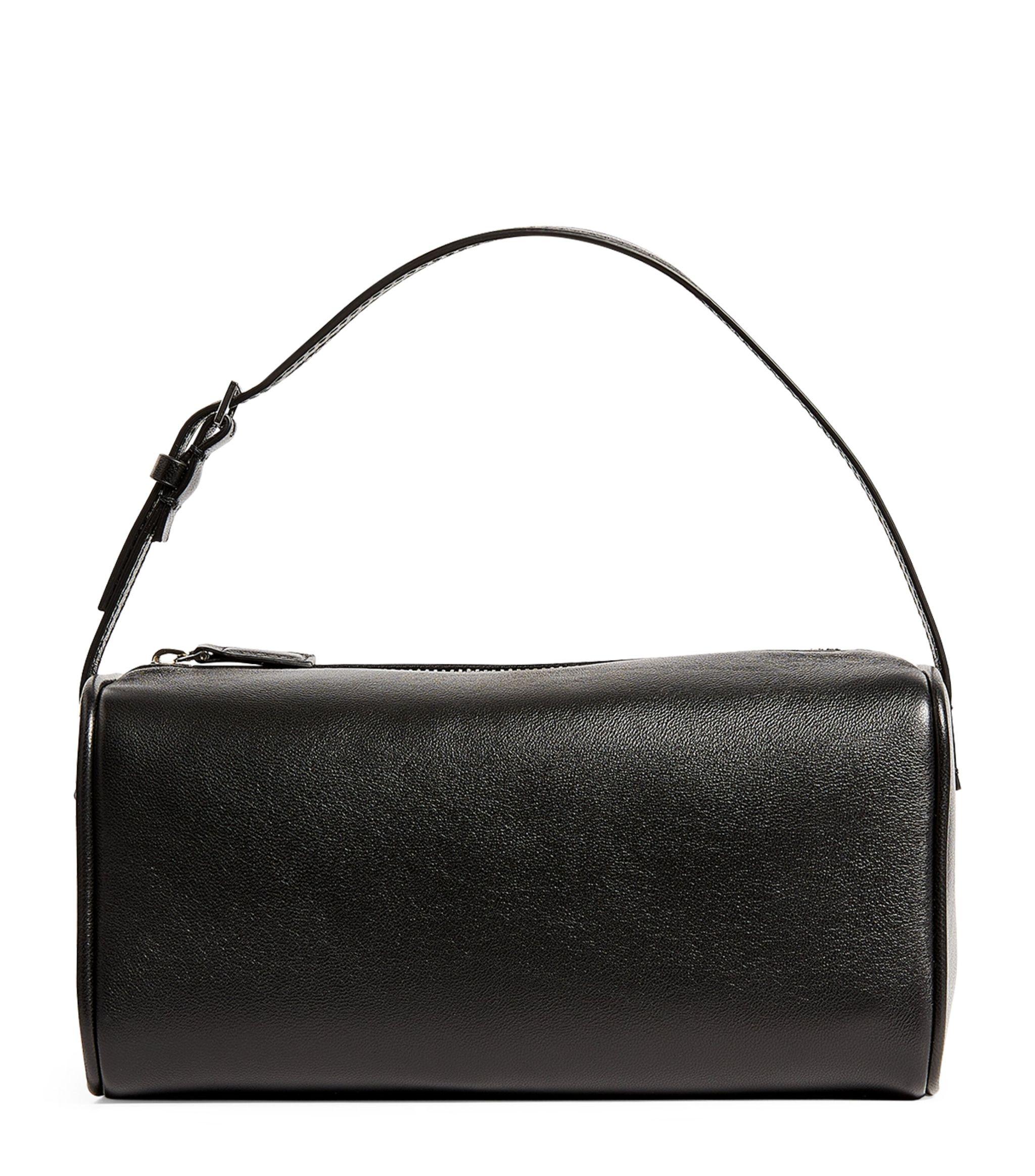 The Row Leather 90s Shoulder Bag in Black - Lyst