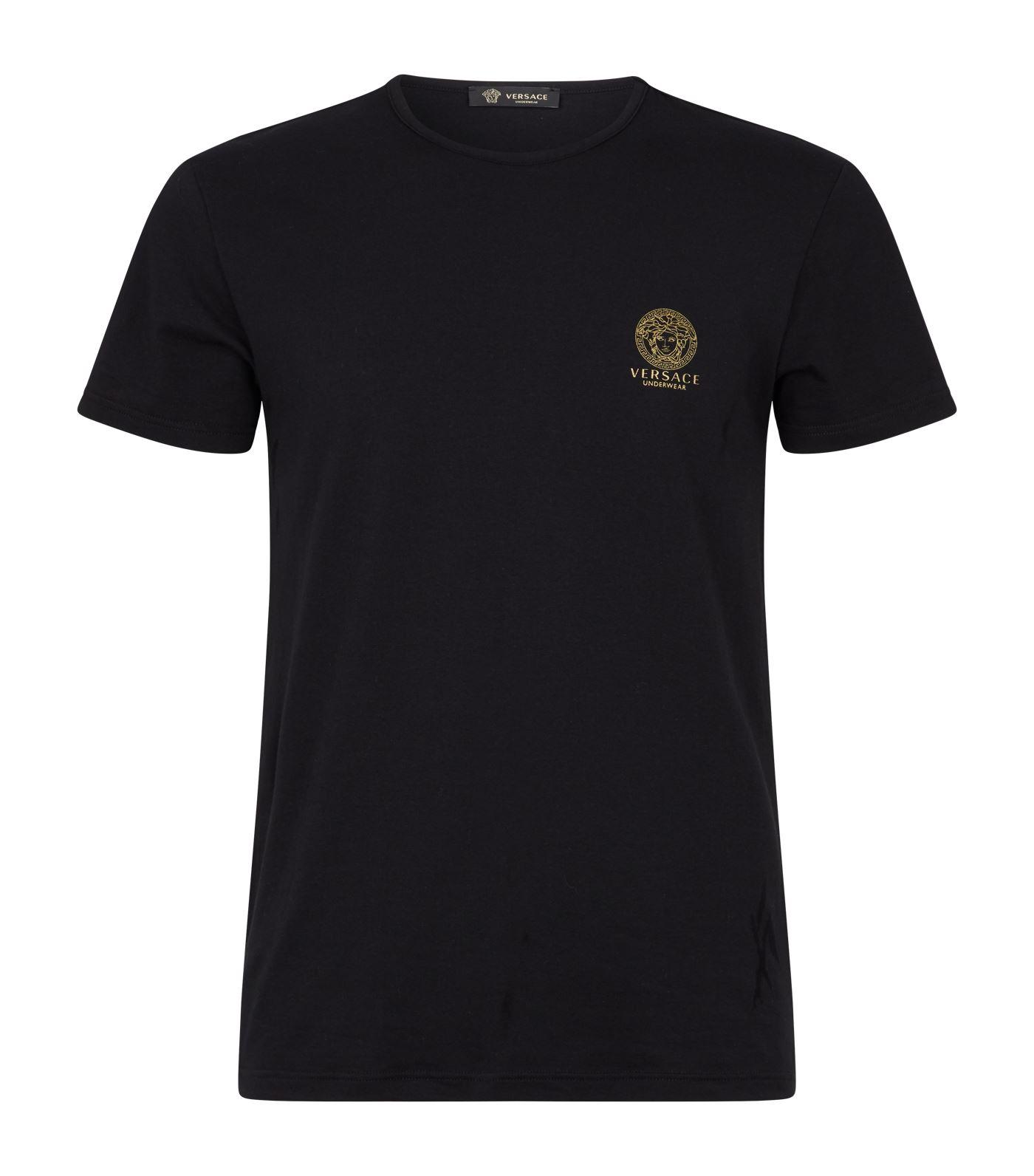 Versace Cotton Medusa Head T-shirt Two-pack in Black for Men - Save 50% ...