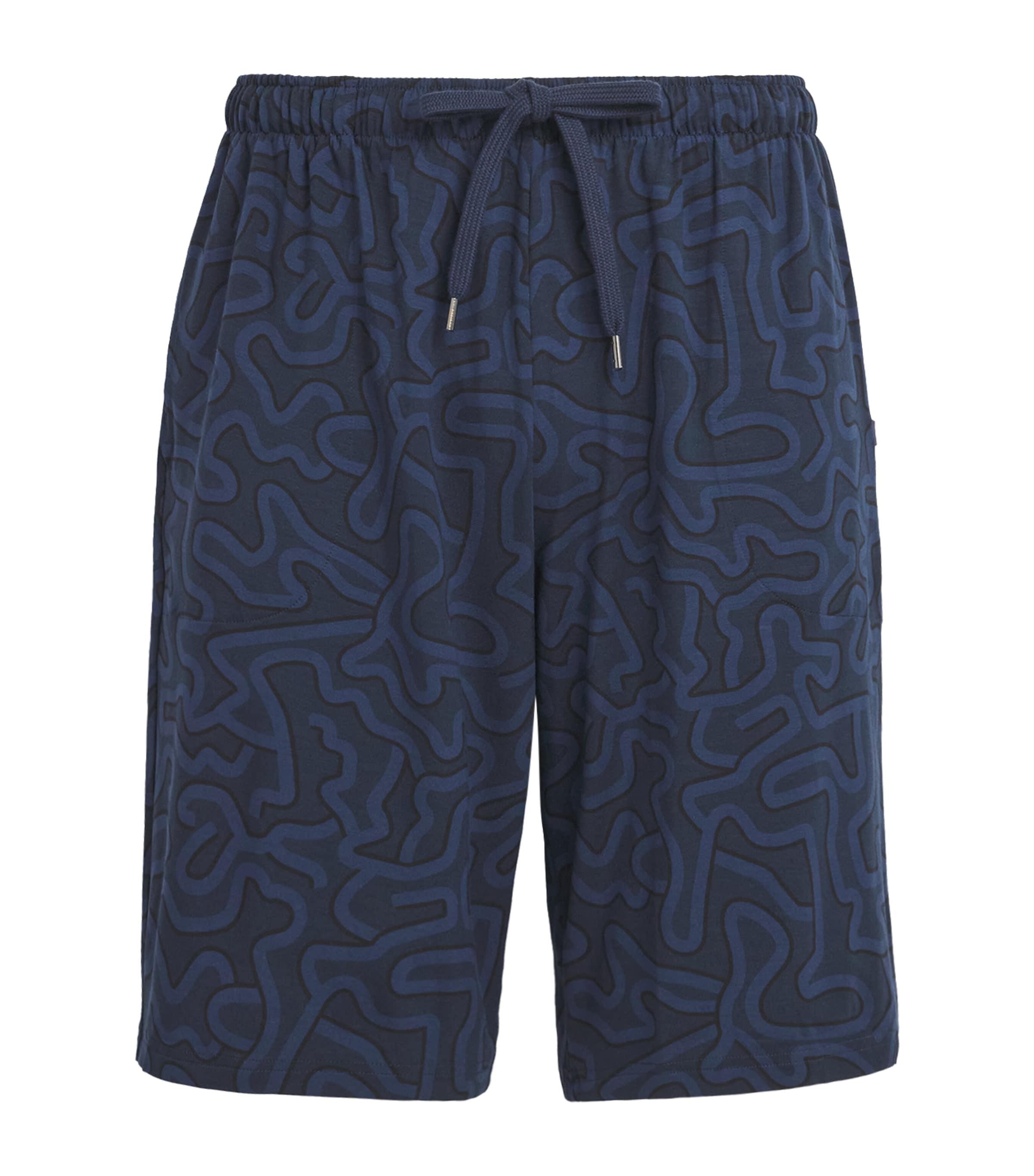 Cocoro1piu1uguale3×DEREK ROSE SHORTS Derek Rose Men's Basel Micro Modal Stretch Lounge Shorts, Black