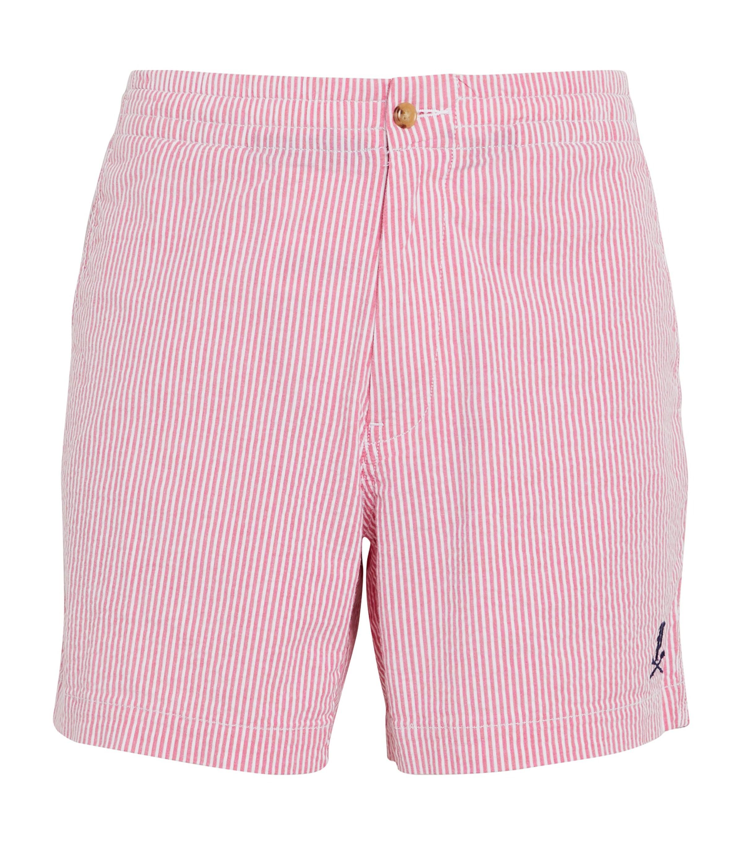 Polo Ralph Lauren Stretch Cotton Striped Shorts in Pink for Men Lyst UK