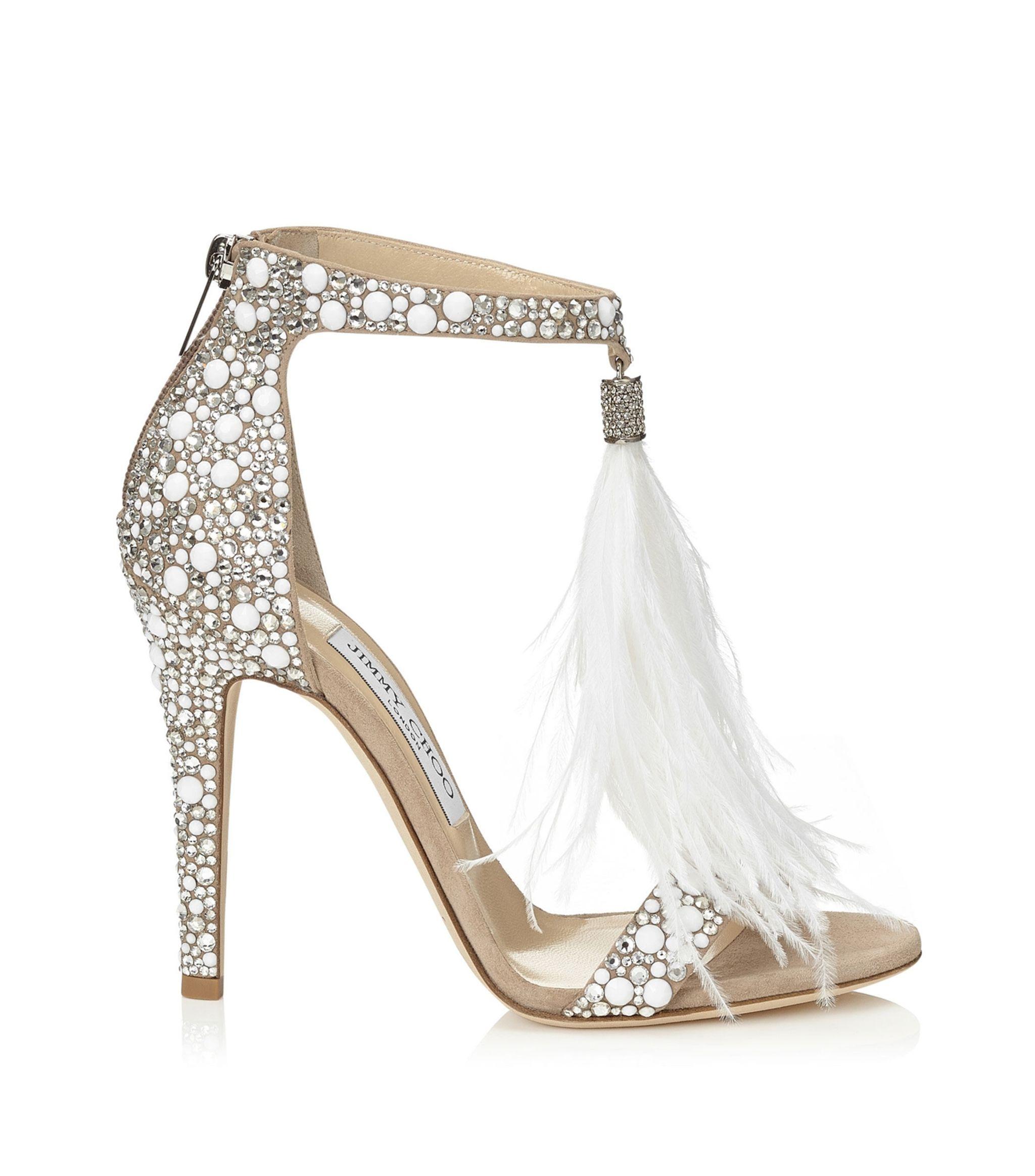 Jimmy Choo Suede Women's Viola Crystal 