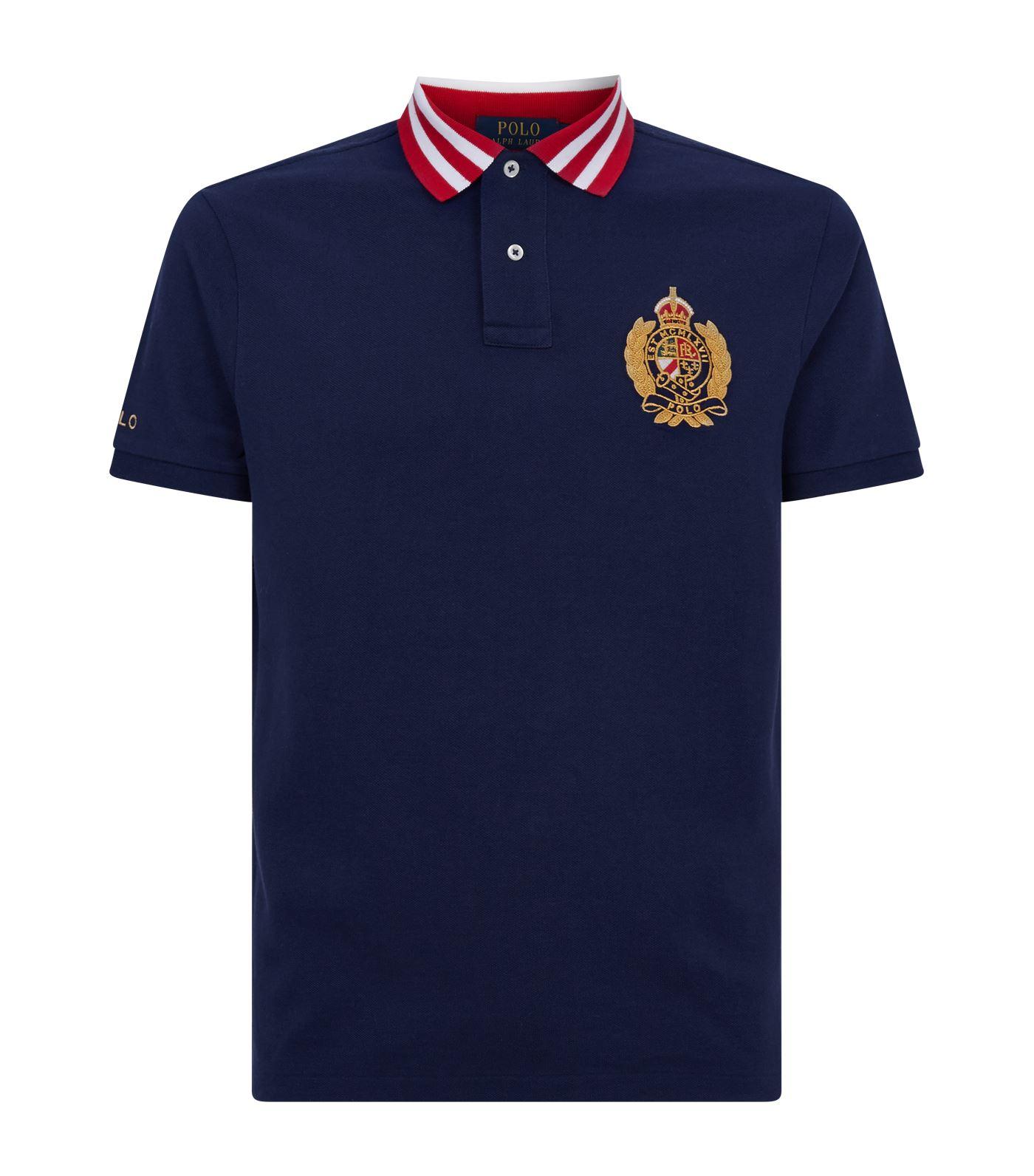 Crest polo top