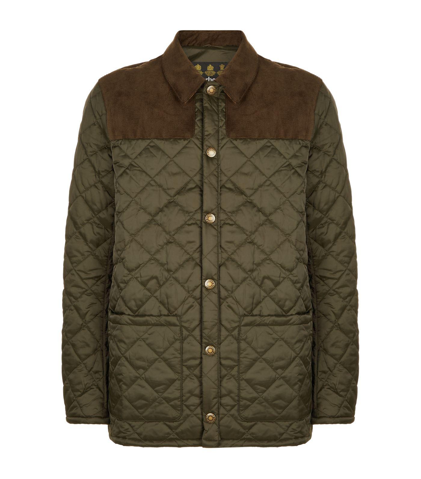 barbour gillock quilted jacket blue