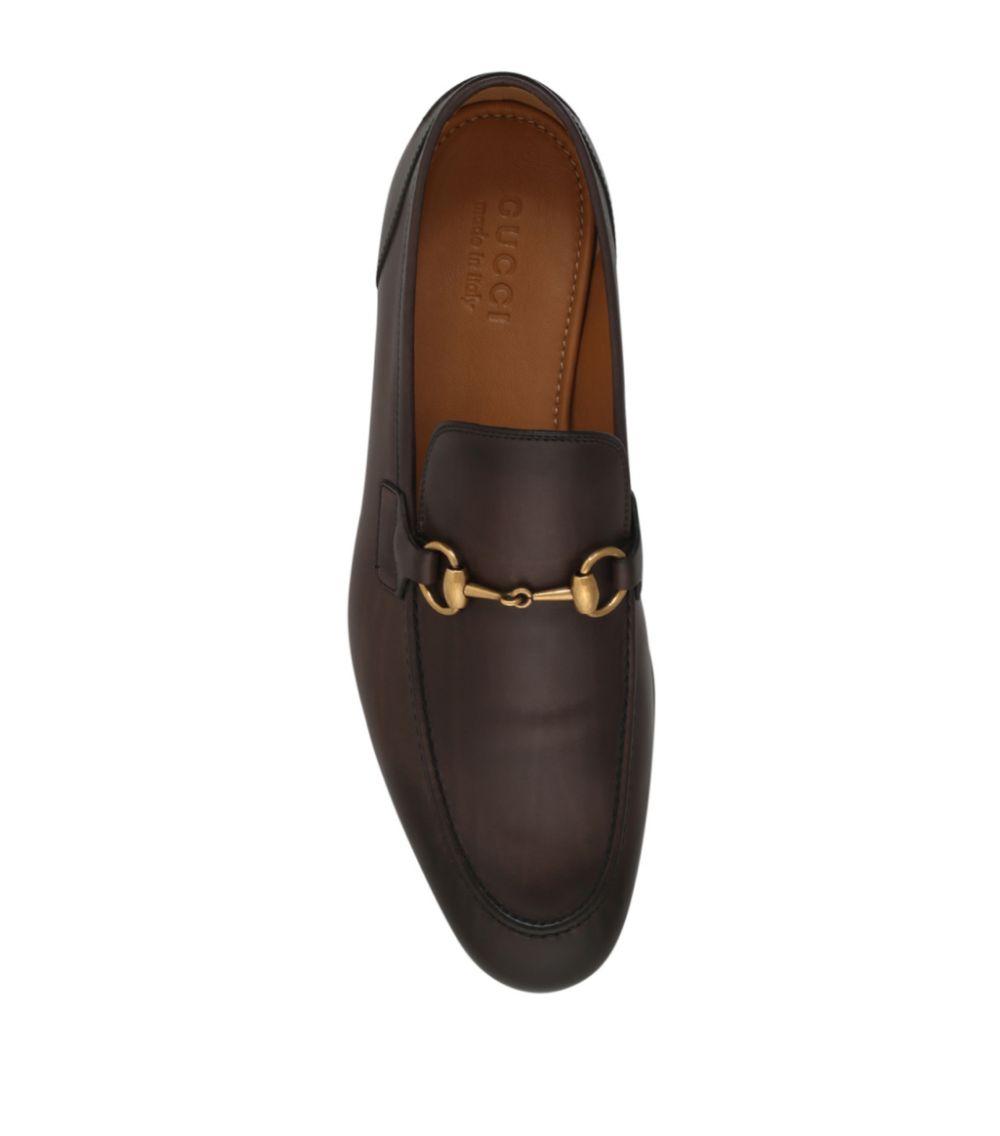 Gucci Jordan Horsebit-detail Leather Loafers in Brown for Men - Save 48 ...