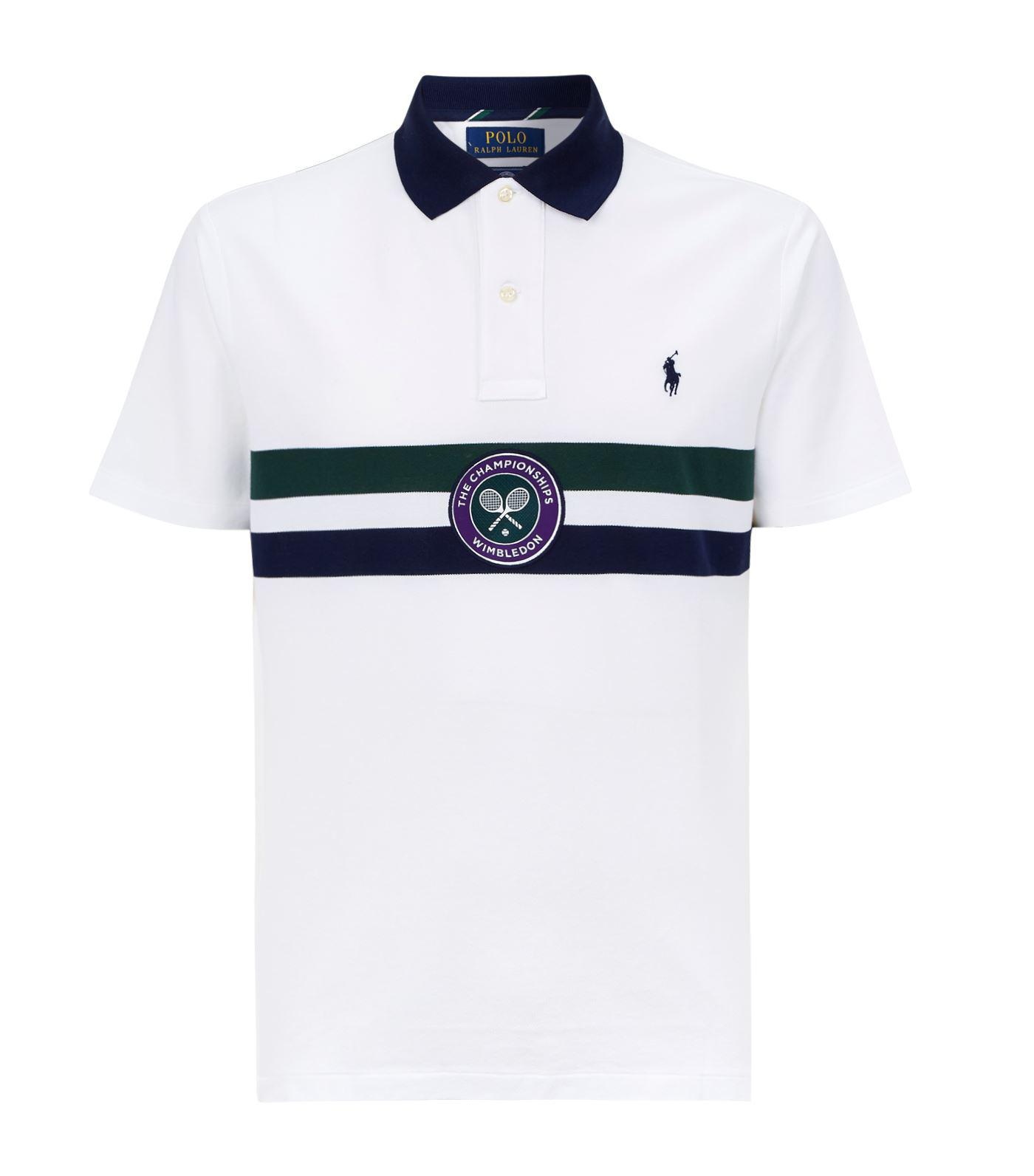 Polo Ralph Lauren Cotton Wimbledon Polo Shirt in White for Men - Lyst