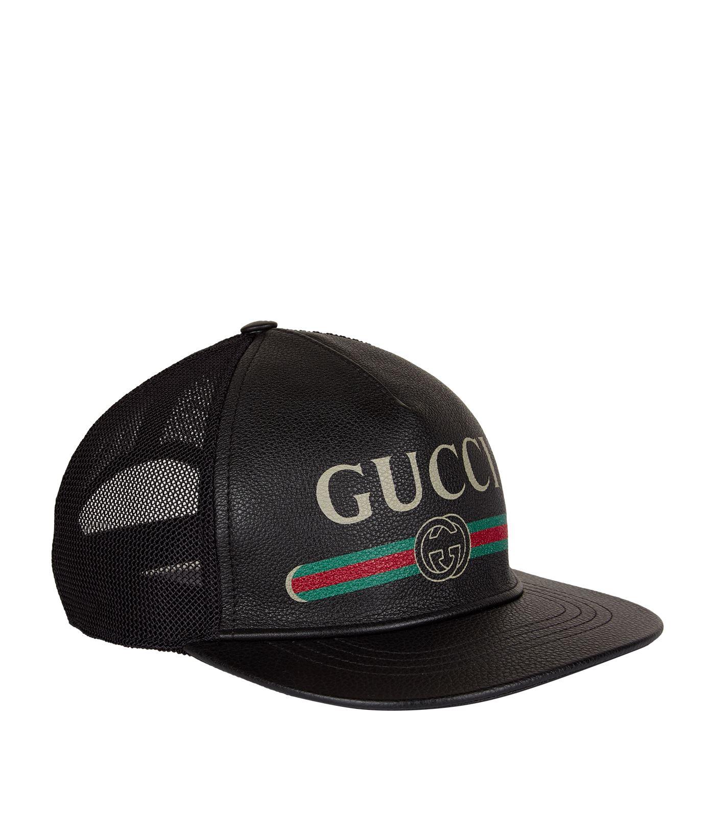 gucci logo baseball cap