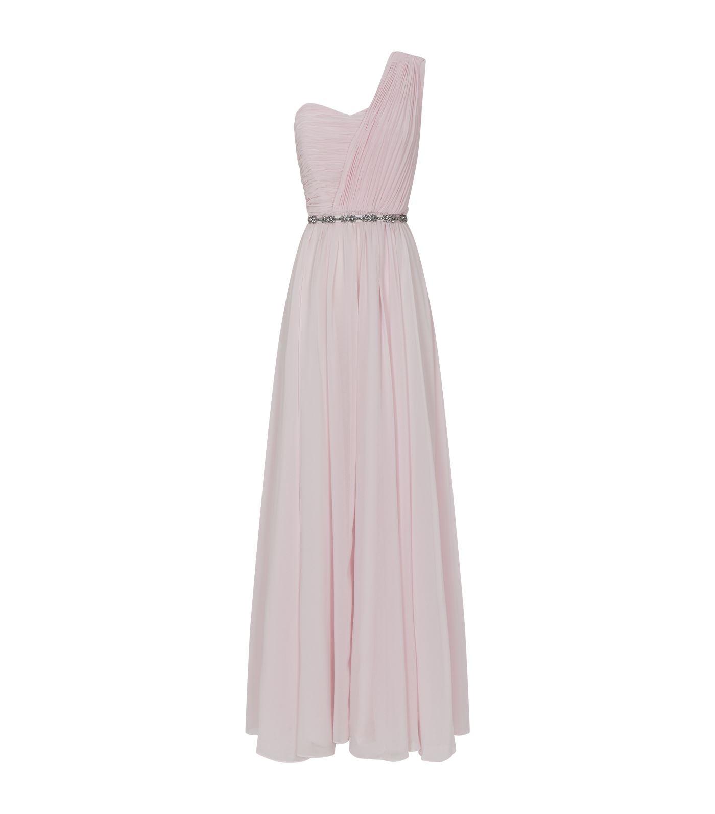 Ted Baker Finella One Shoulder Maxi Dress in Pink | Lyst UK