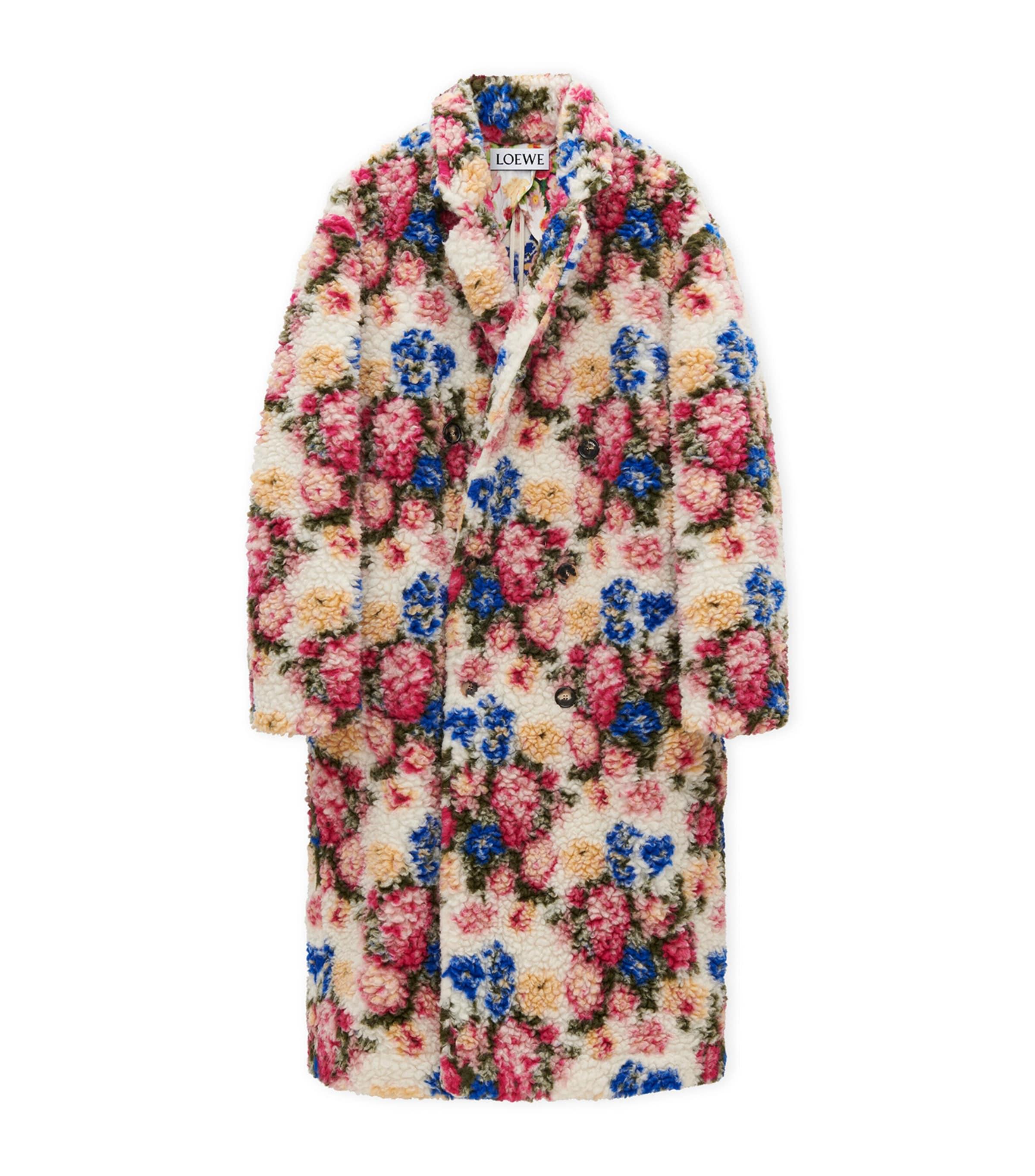 【国内発送】LOEWE ムートンコート Double-breasted coat 7860b50881038335a0dca3c1bf35fa