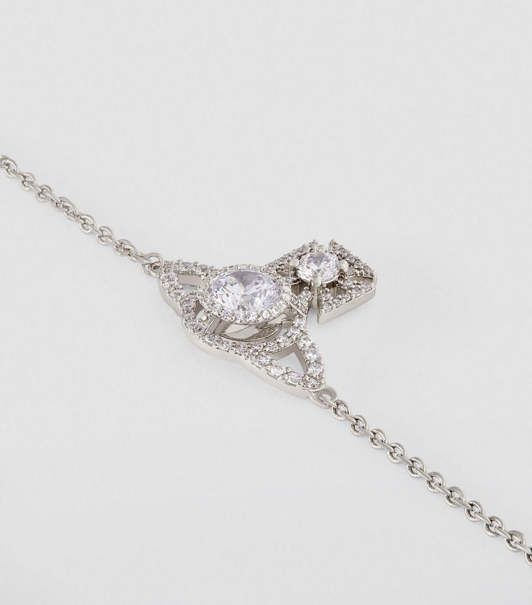 Vivienne Westwood Norabelle Silver-tone Stud Earrings in White | Lyst
