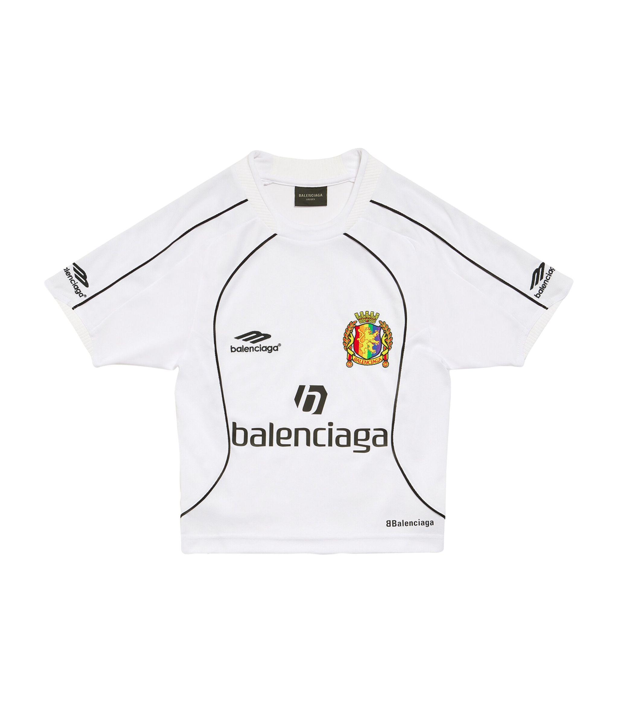 BALENCIAGA 24SS Football Shirt 白 楽天市場】BALENCIAGA バレンシアガ 24SS PARIS SOCCER 777705
