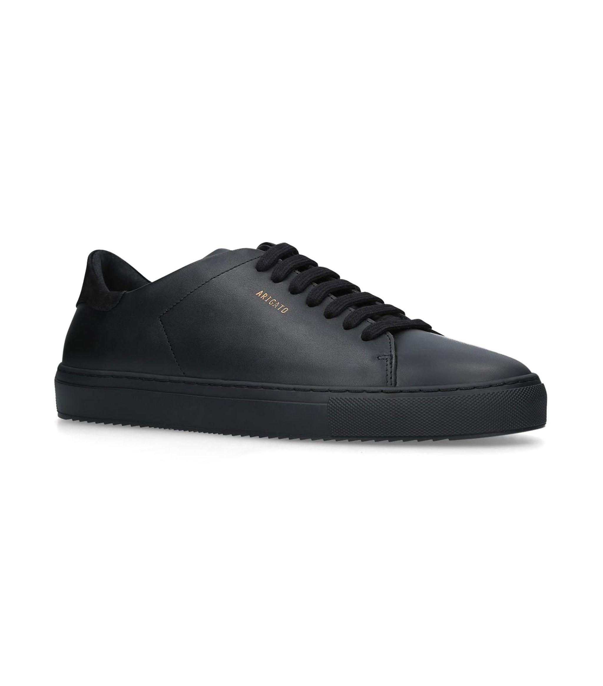 axel arigato clean 90 black suede
