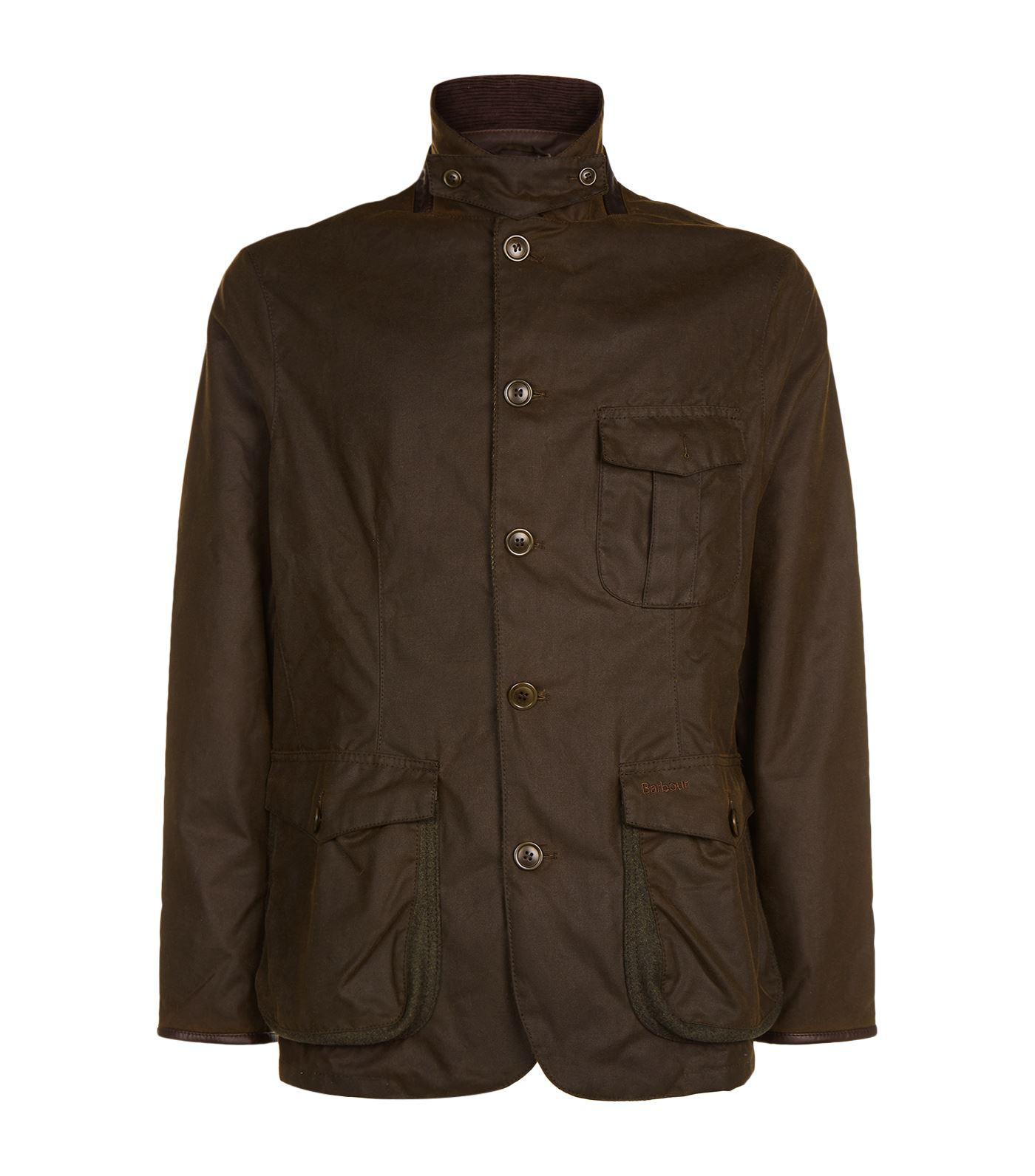 Barbour Wool Dalkeith Wax Jacket in Green for Men | Lyst