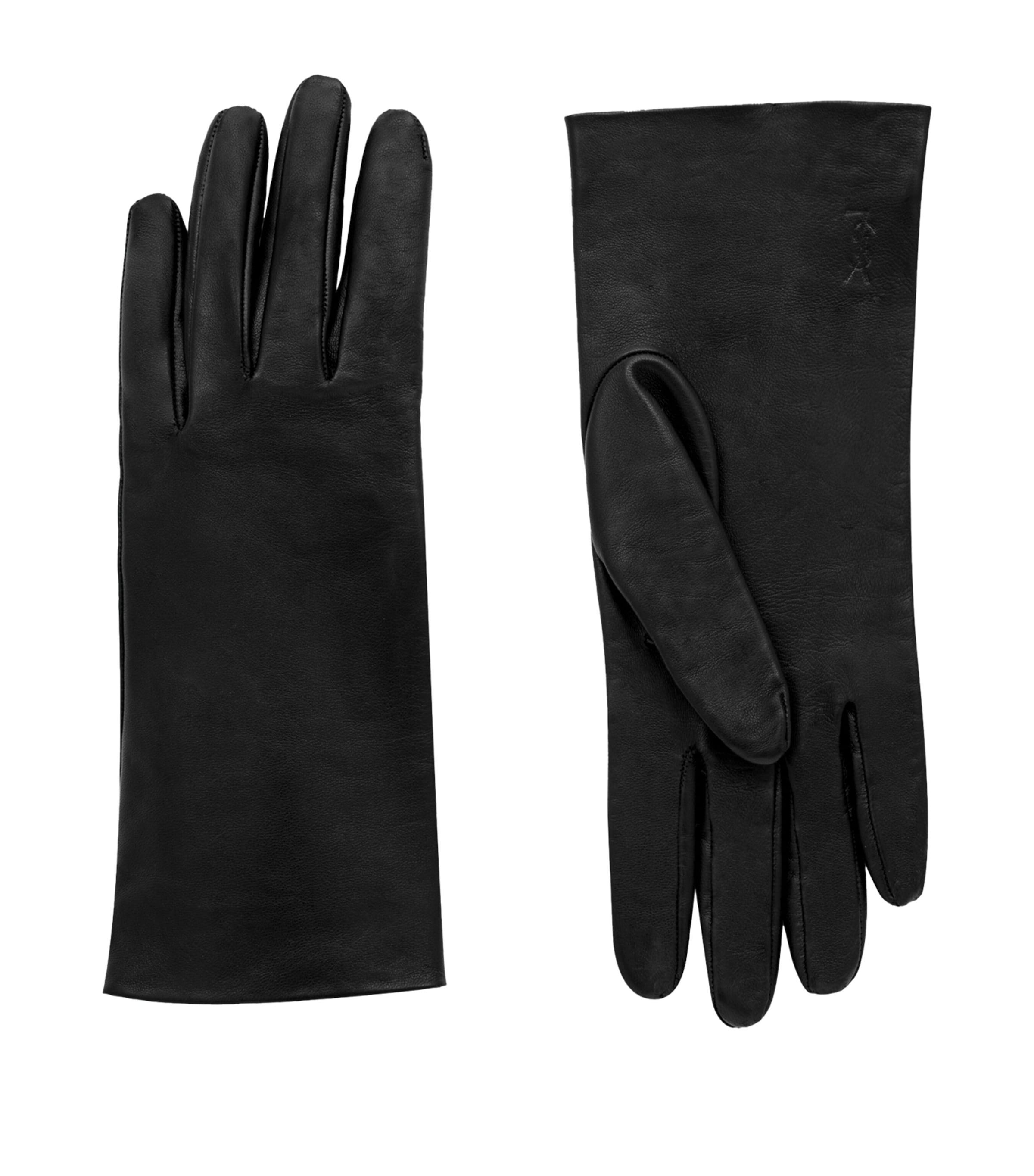 手袋 Saint Laurent GLOVE (8026483YQ52 1000) Women's Saint Laurent Gloves | Lyst