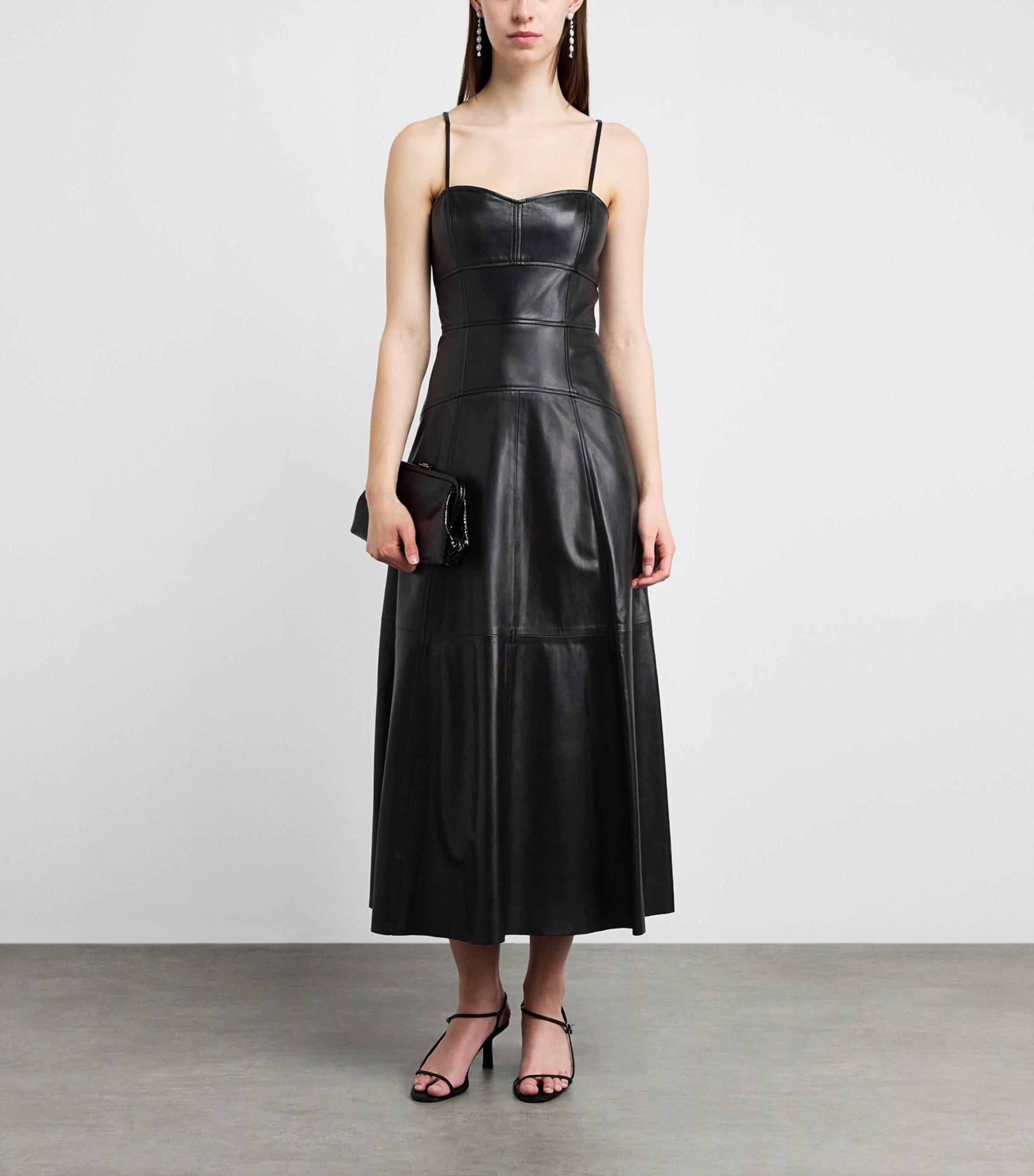 chinese dress ladies Backless Slit Hem Leather Maxi Dresses for Women Fashion Sexy Deep V Neck  Bodycon Long Dress : Amazon.co.uk: Fashion
