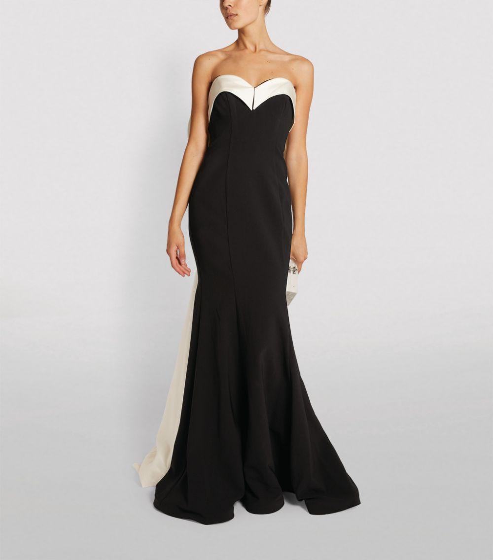 jovani strapless gown