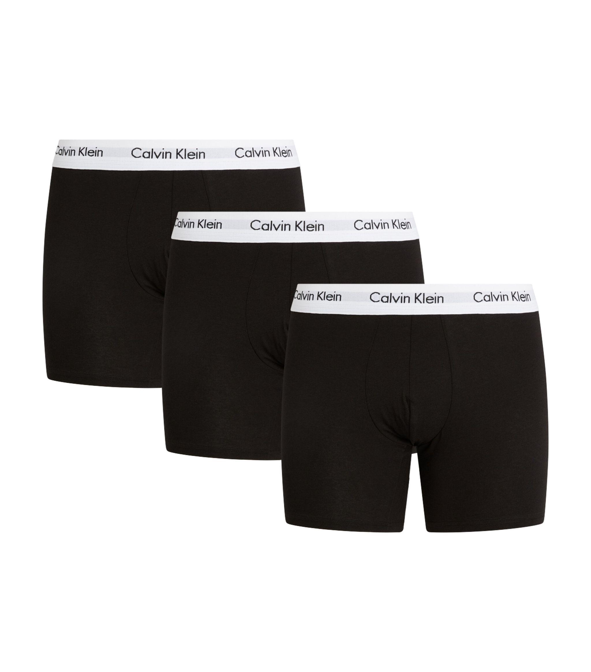 Calvin Klein Cotton Boxers (3-pack) in Black for Men | Lyst
