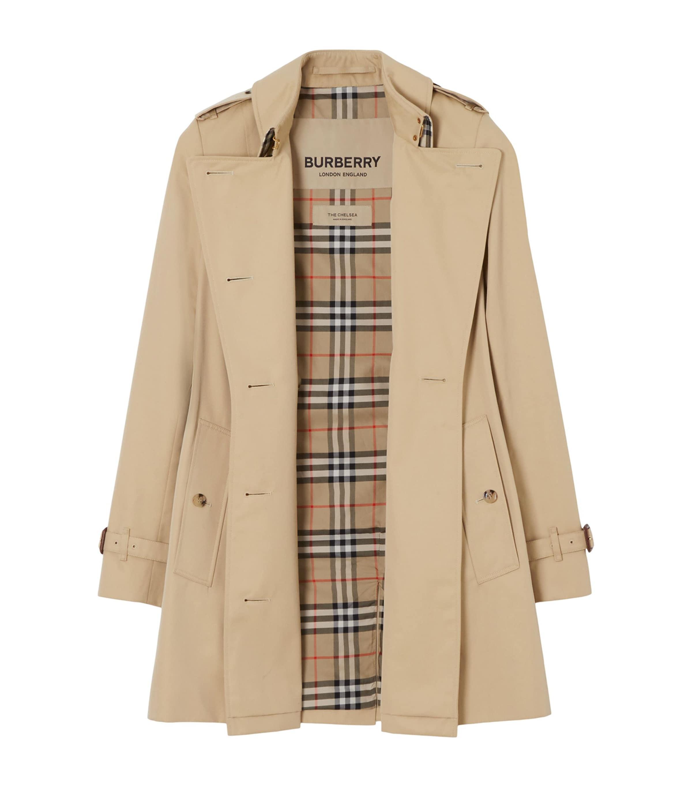 トレンチコート BURBERRY CHELSEA COTTON TRENCH COAT BURBERRY Chelsea Long organic cotton-gabardine trench coat