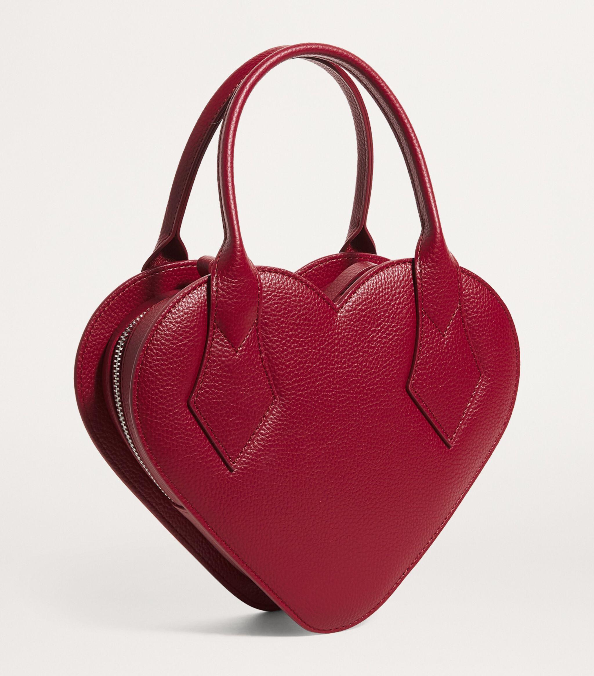 Vivienne Westwood Leather Josephine Heart Bag in Red | Lyst