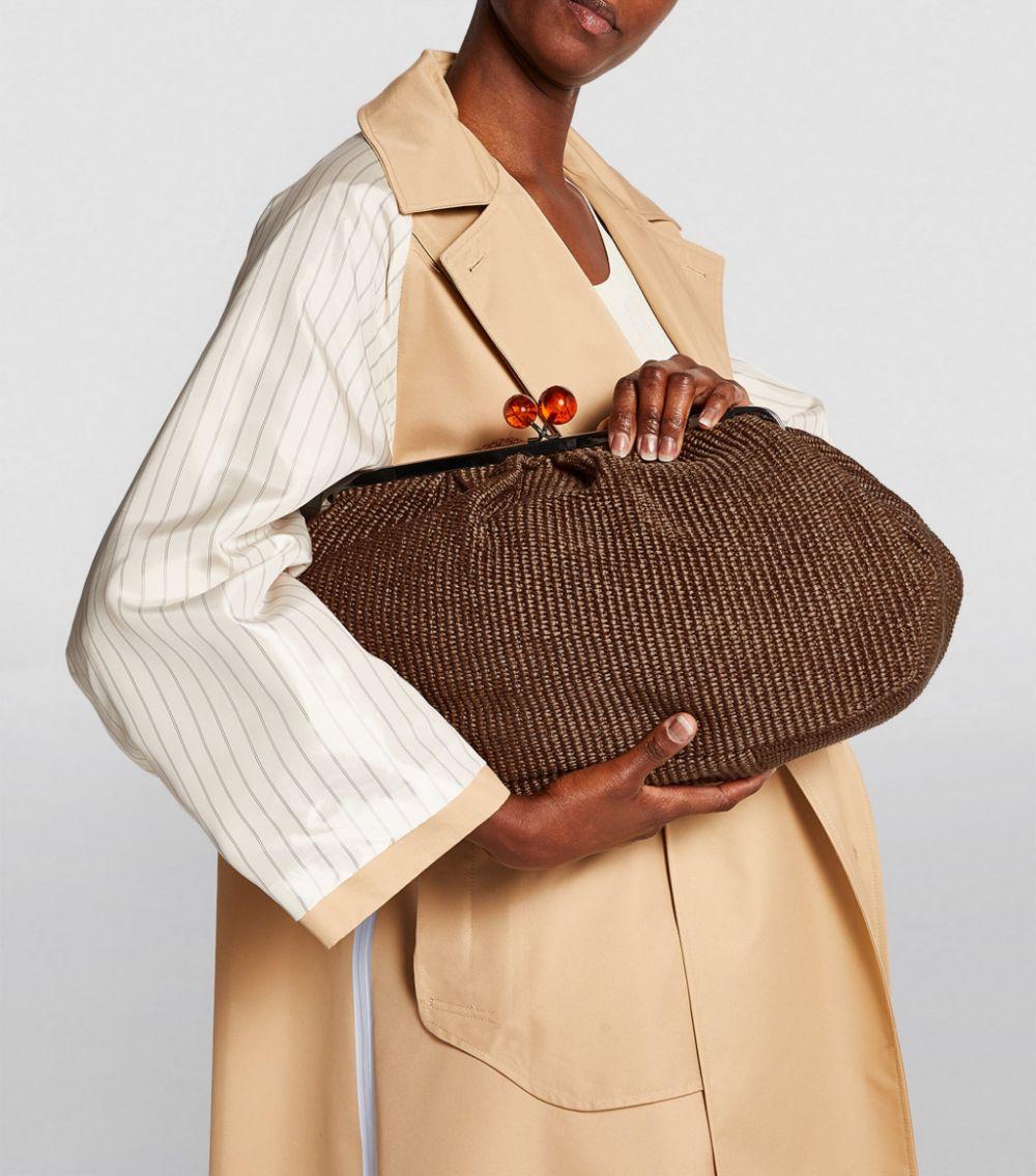 Weekend by Maxmara Large Woven Pasticcino Bag in Brown | Lyst