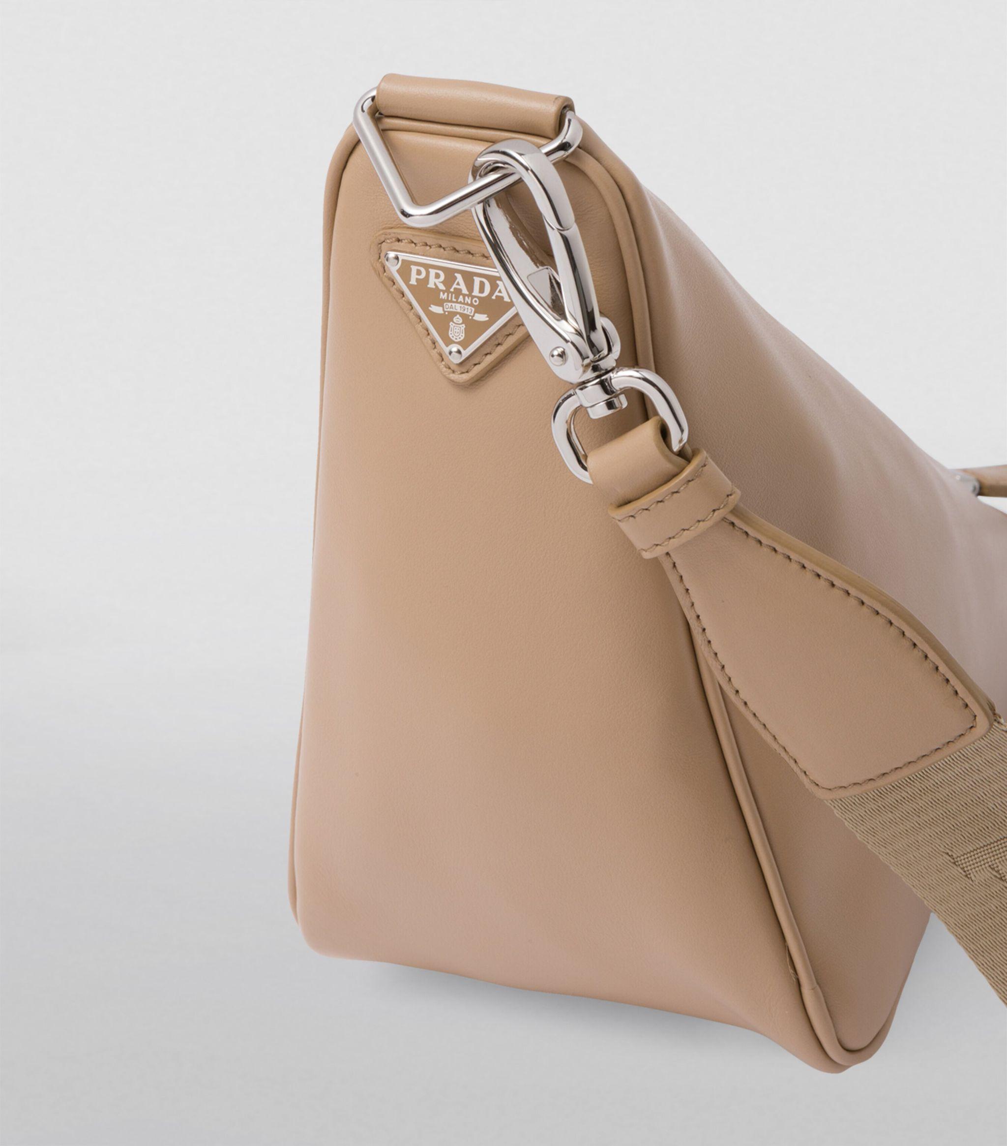 Women's Shoulder Bags in Saffiano Leather & Nylon