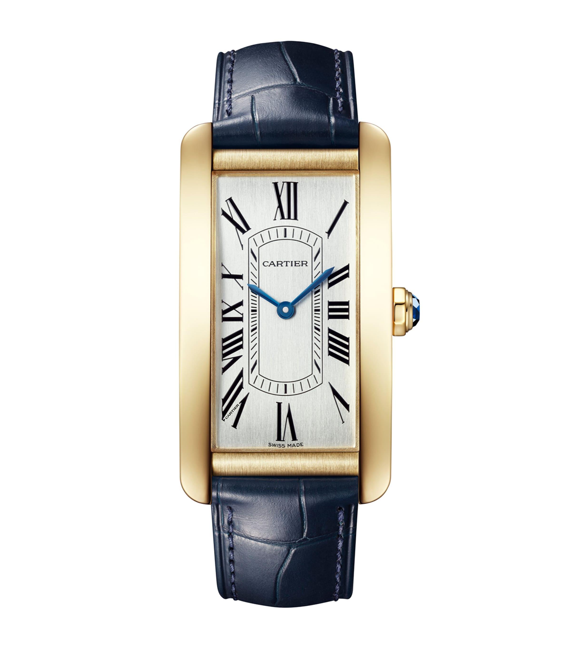 Cartier Large Tank Américaine Watch in Blue Lyst UK
