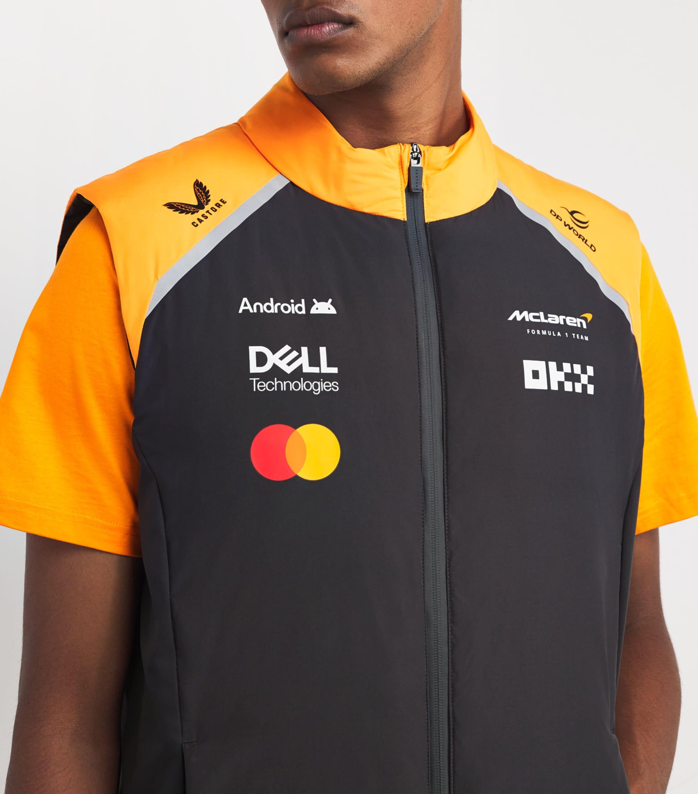 Castore X Mclaren Official Team Hybrid Gilet in Black for Men | Lyst