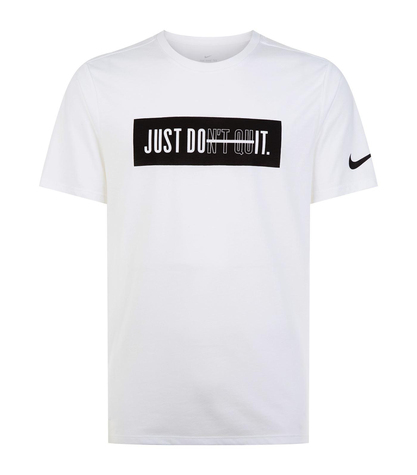Nike Just Don t Quit T shirt in White for Men Lyst UK