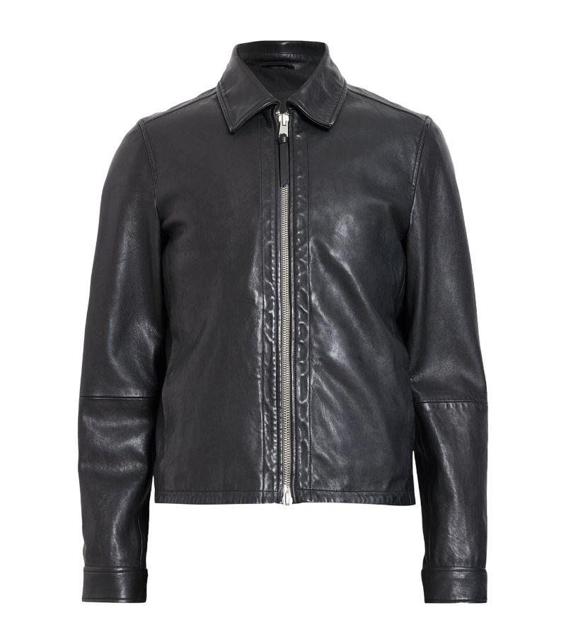 Jacket Deals Allsaints Caleb Leather Jacket Jacket Allsaints Kaleb