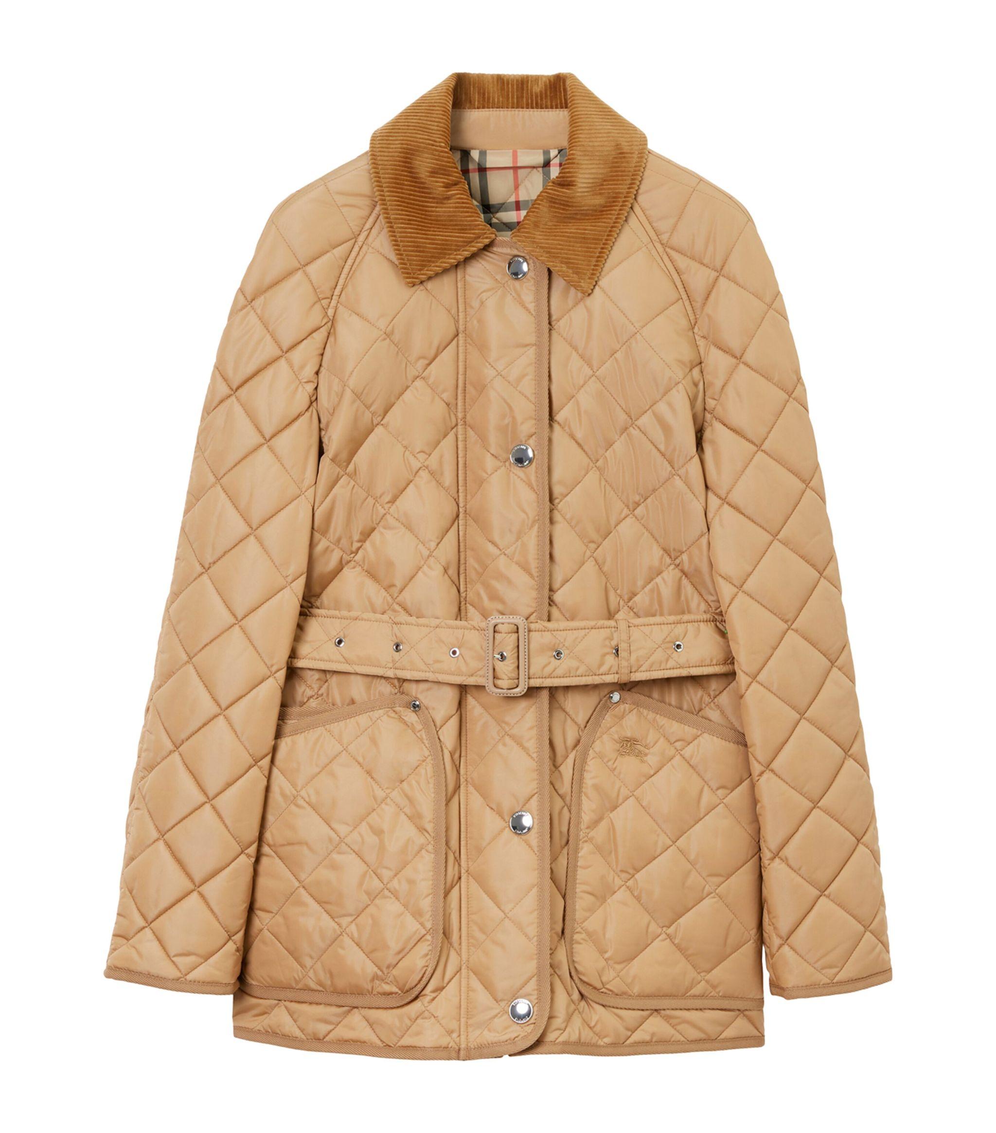 Diamond quilted 2024 thermoregulated field jacket