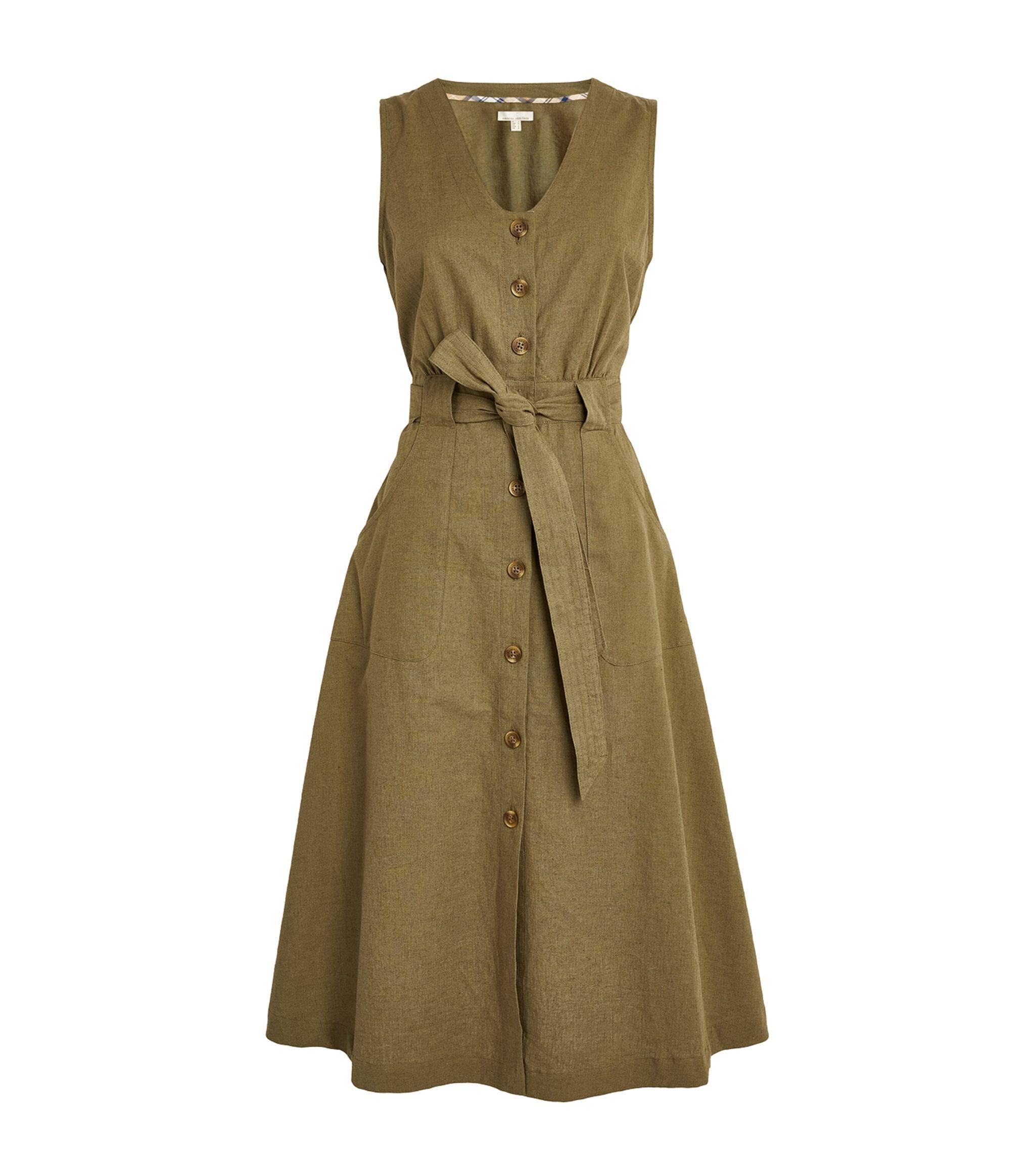 Barbour dress Green sale
