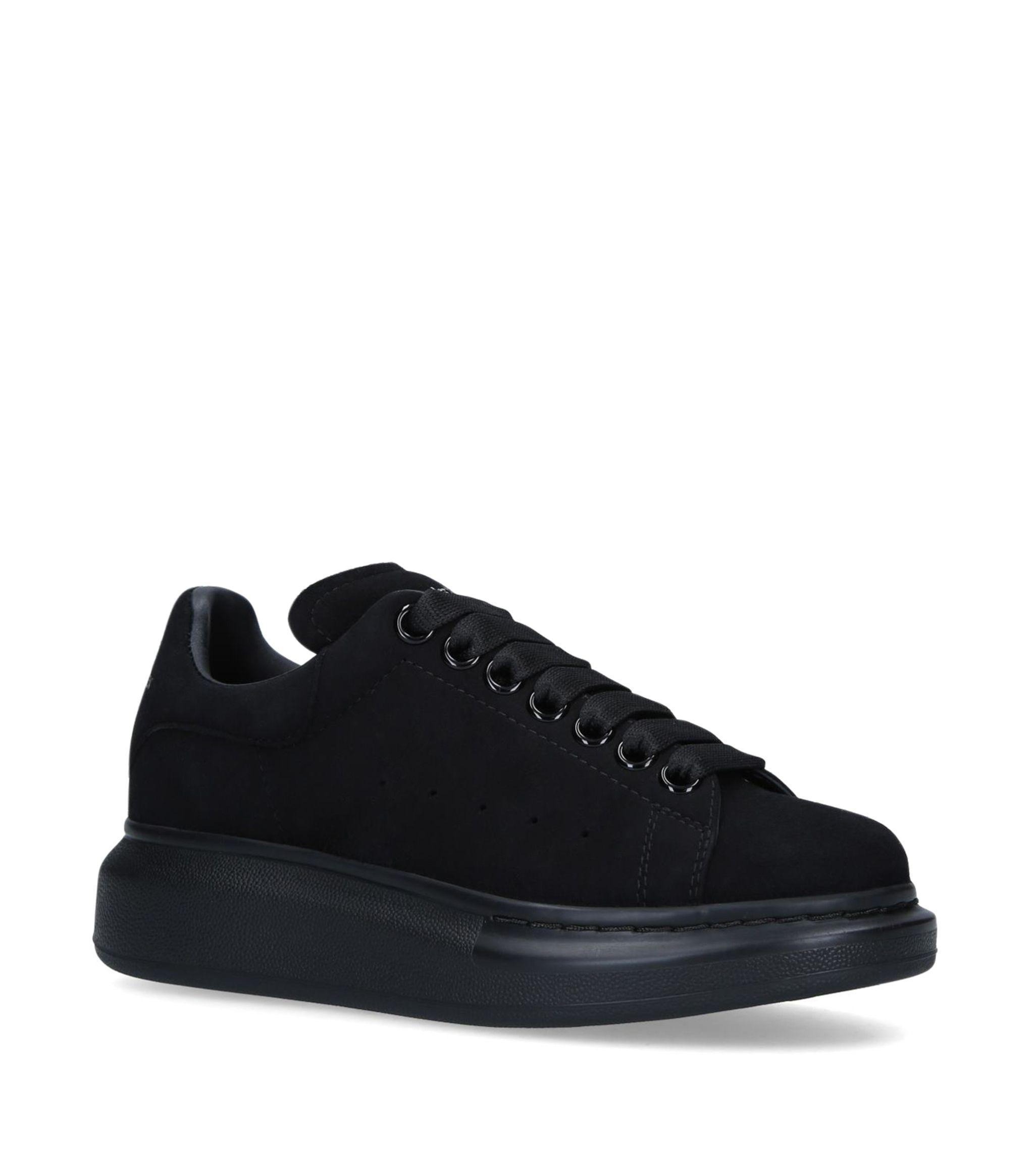 Alexander McQueen Suede Runway Sneakers in Black - Lyst