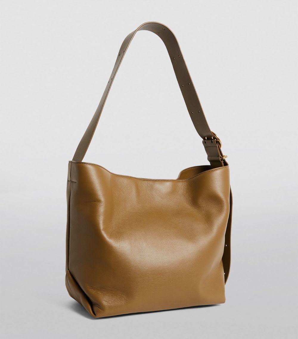 Jil Sander Medium Leather Folded Tote Bag in Brown | Lyst UK