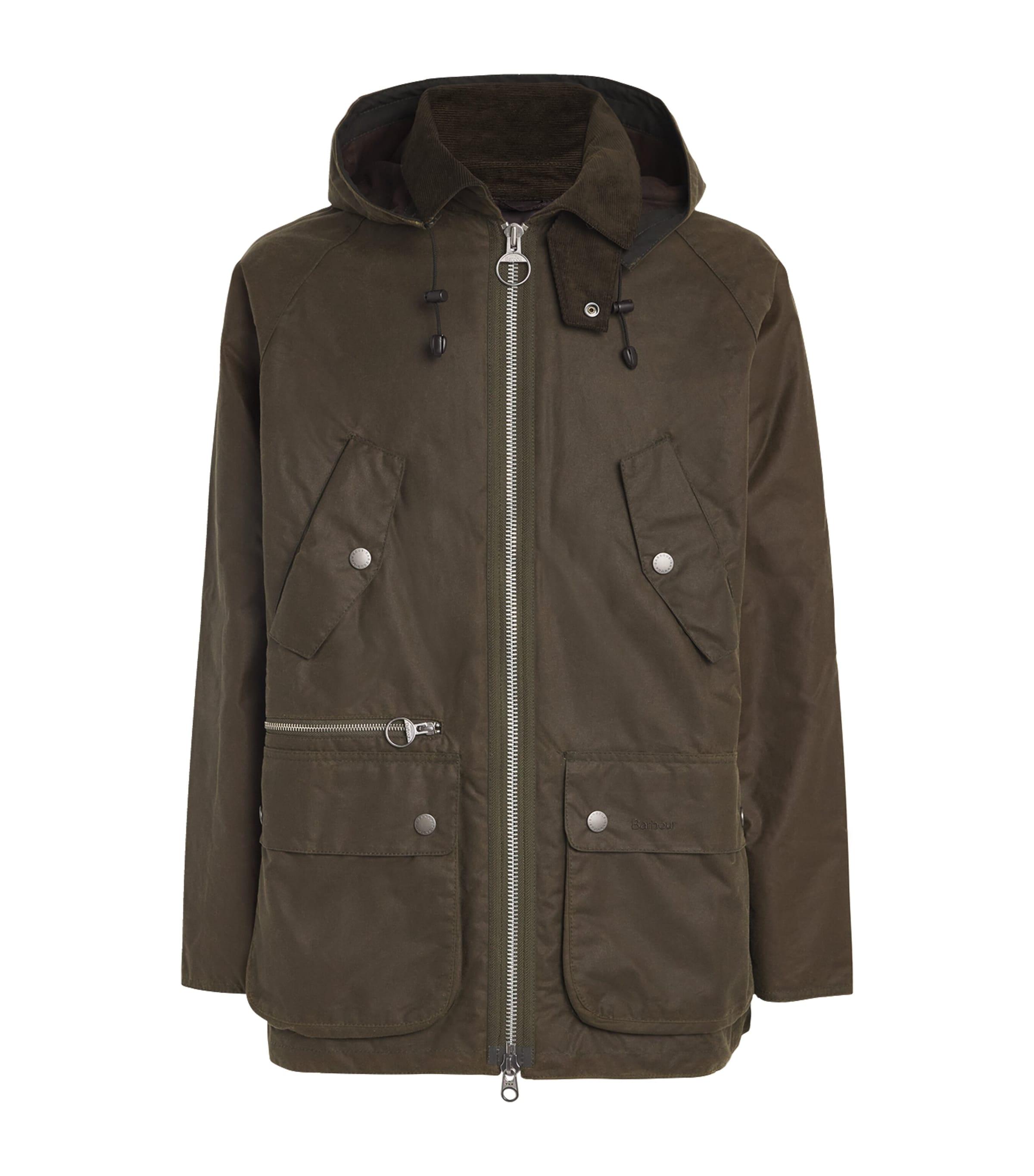 Barbour Waxed Re-Engineered Beaufort Jacket in Brown for Men Lyst