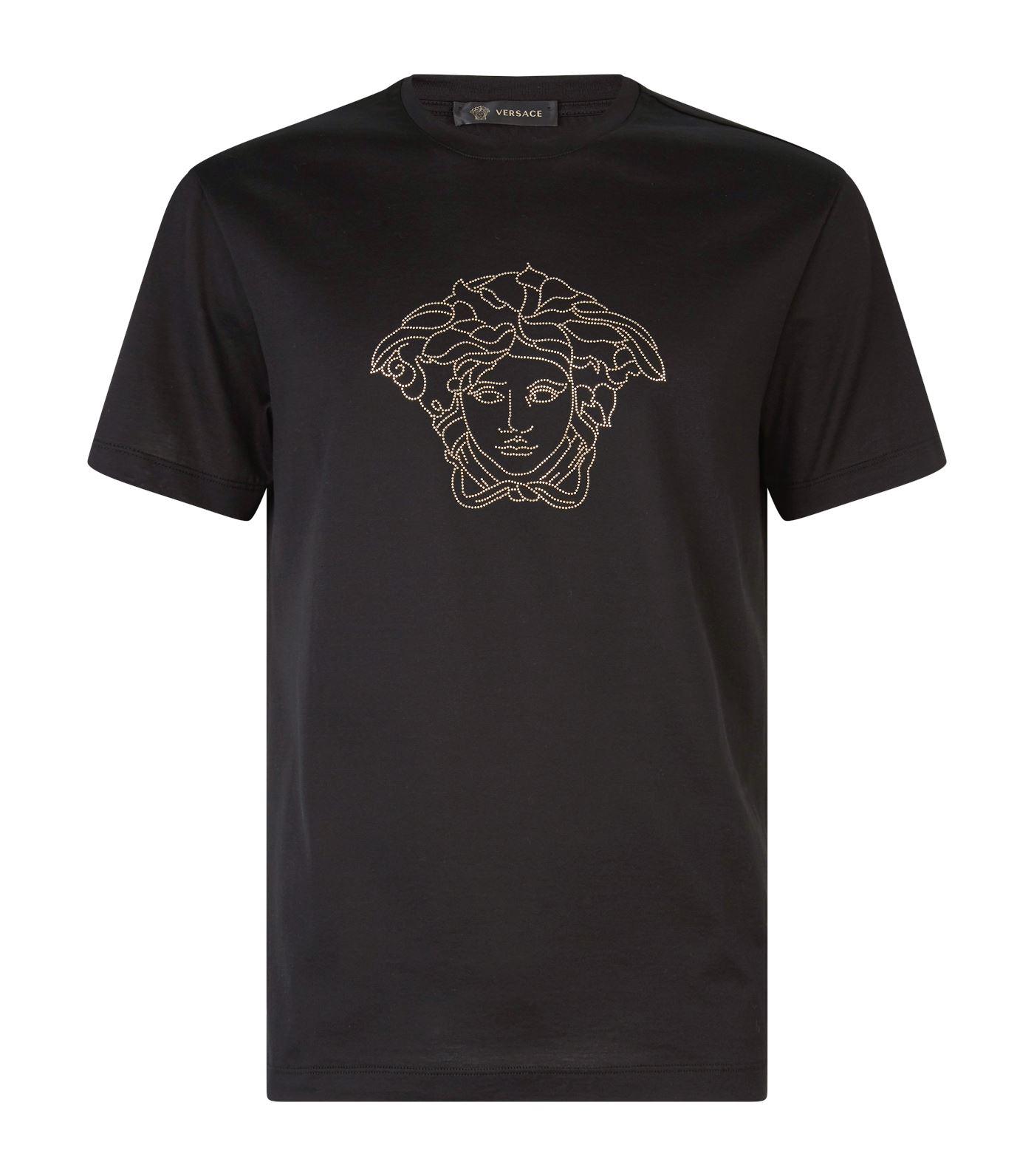 Versace Swarovski Medusa T-shirt in 