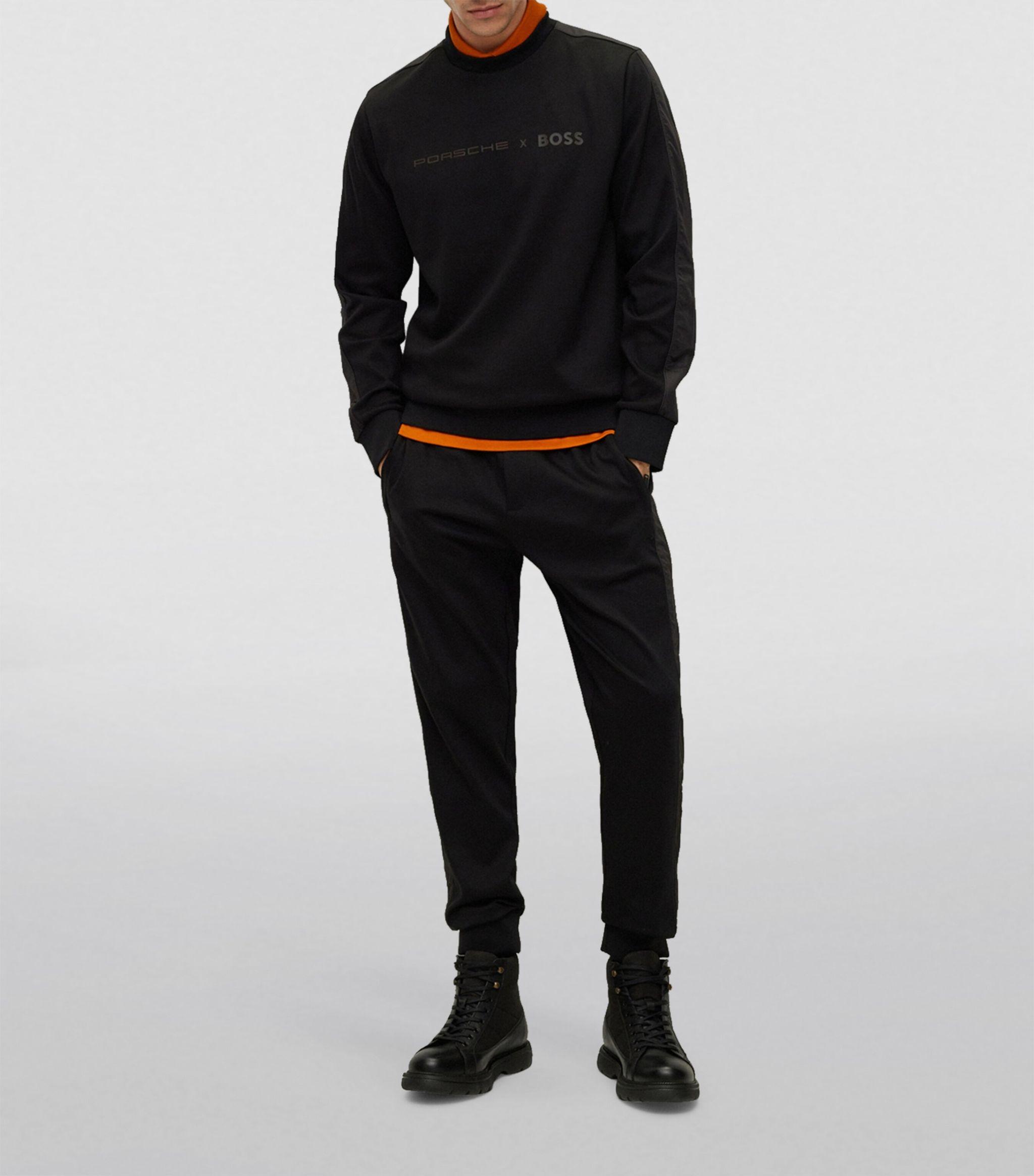 BOSS X Porsche Logo Sweatshirt in Black for Men | Lyst