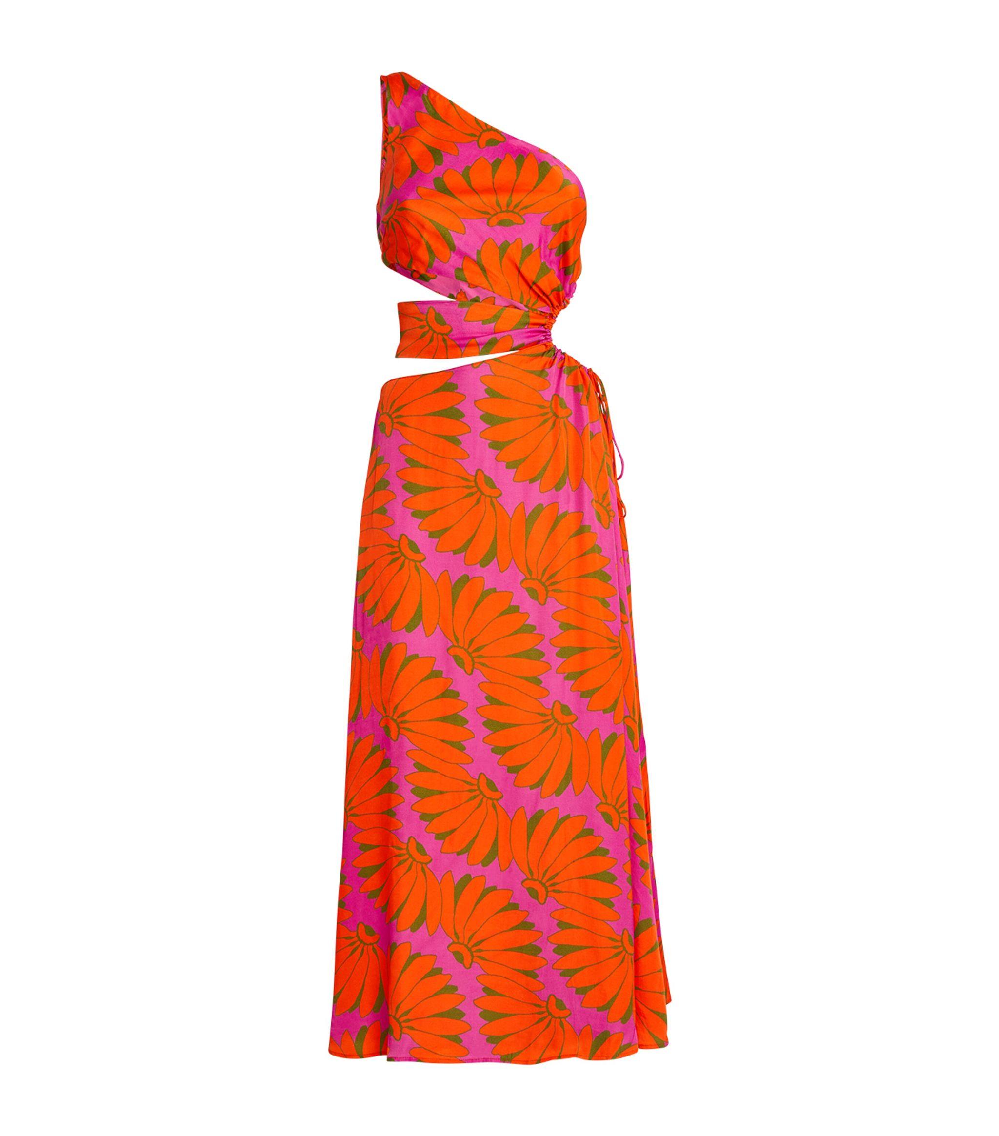 FARM Rio Cut-out Copacabana Midi Dress in Red | Lyst FARM Rio Cut-out Copacabana Midi Dress in Red | Lyst