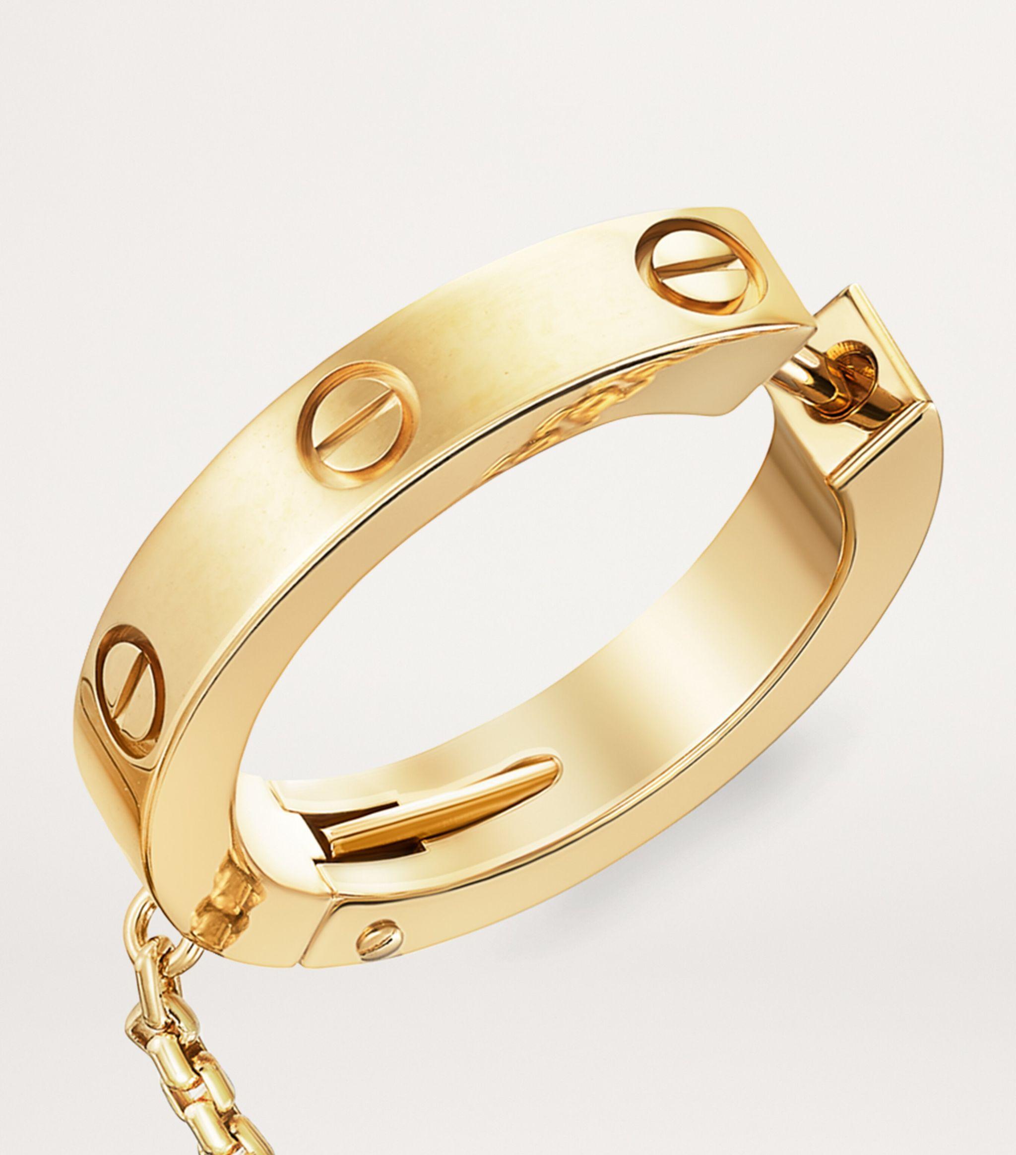 Cartier And Diamond Love Hoop Single Earring in Metallic | Lyst Cartier And Diamond Love Hoop Single Earring in Metallic | Lyst