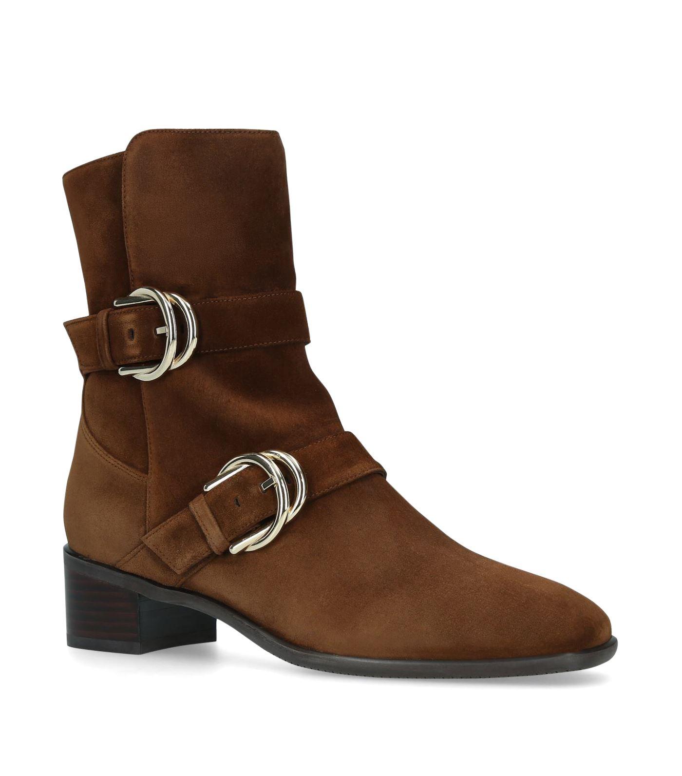 stuart weitzman buckle boots