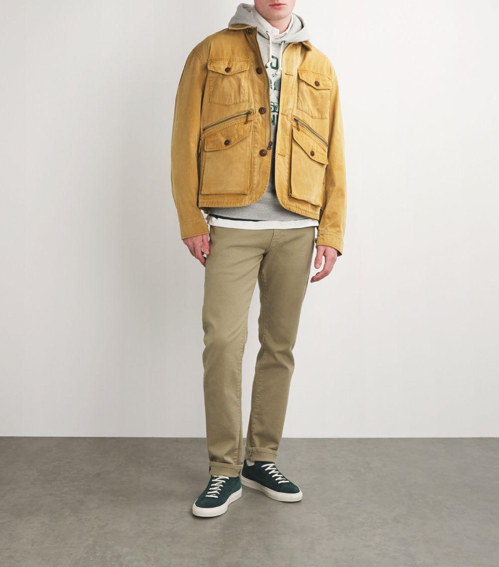 Polo Ralph Lauren Cotton Field Jacket in Metallic for Men Lyst UK