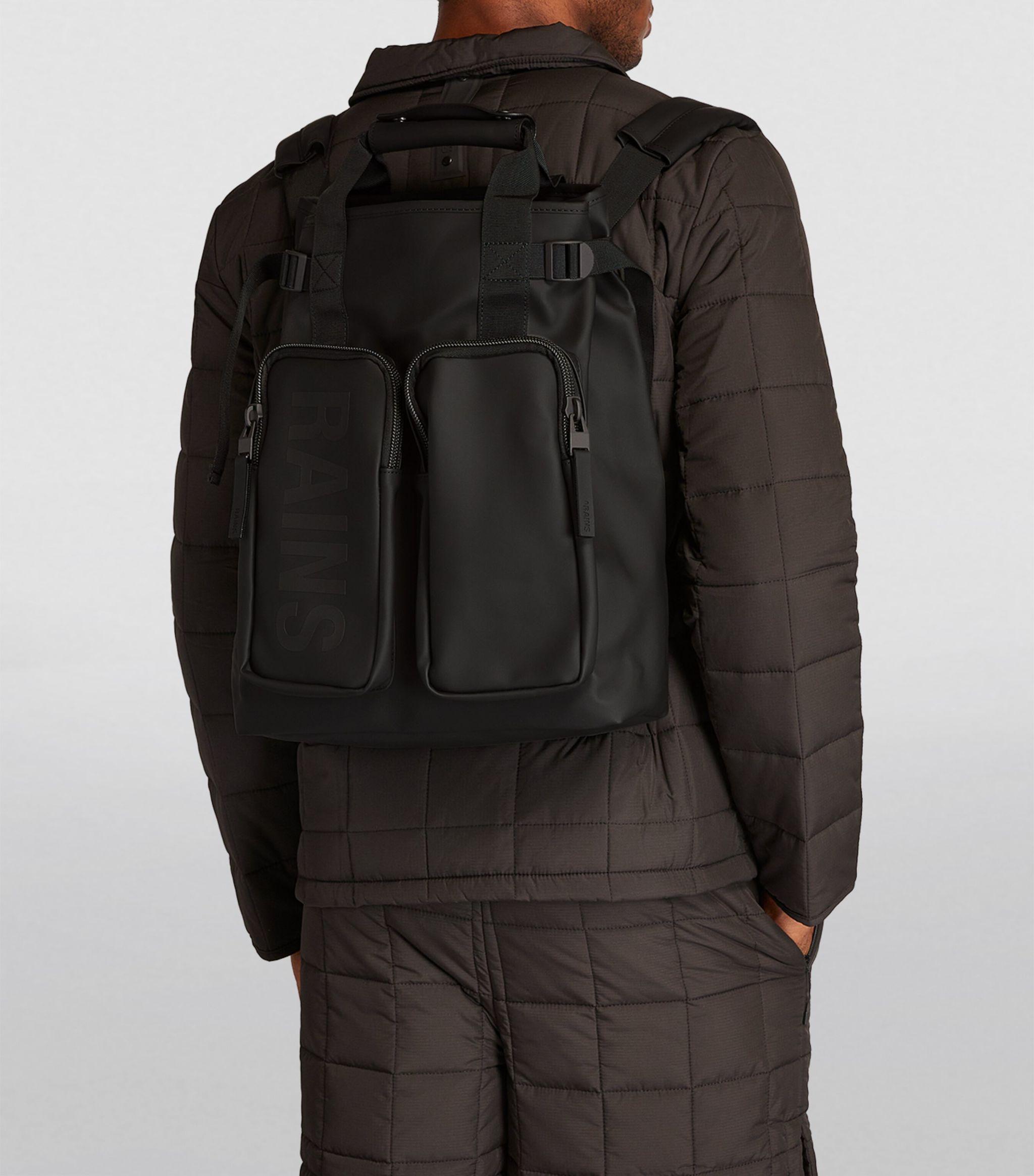 Rains Texel Tote Backpack in Black for Men | Lyst