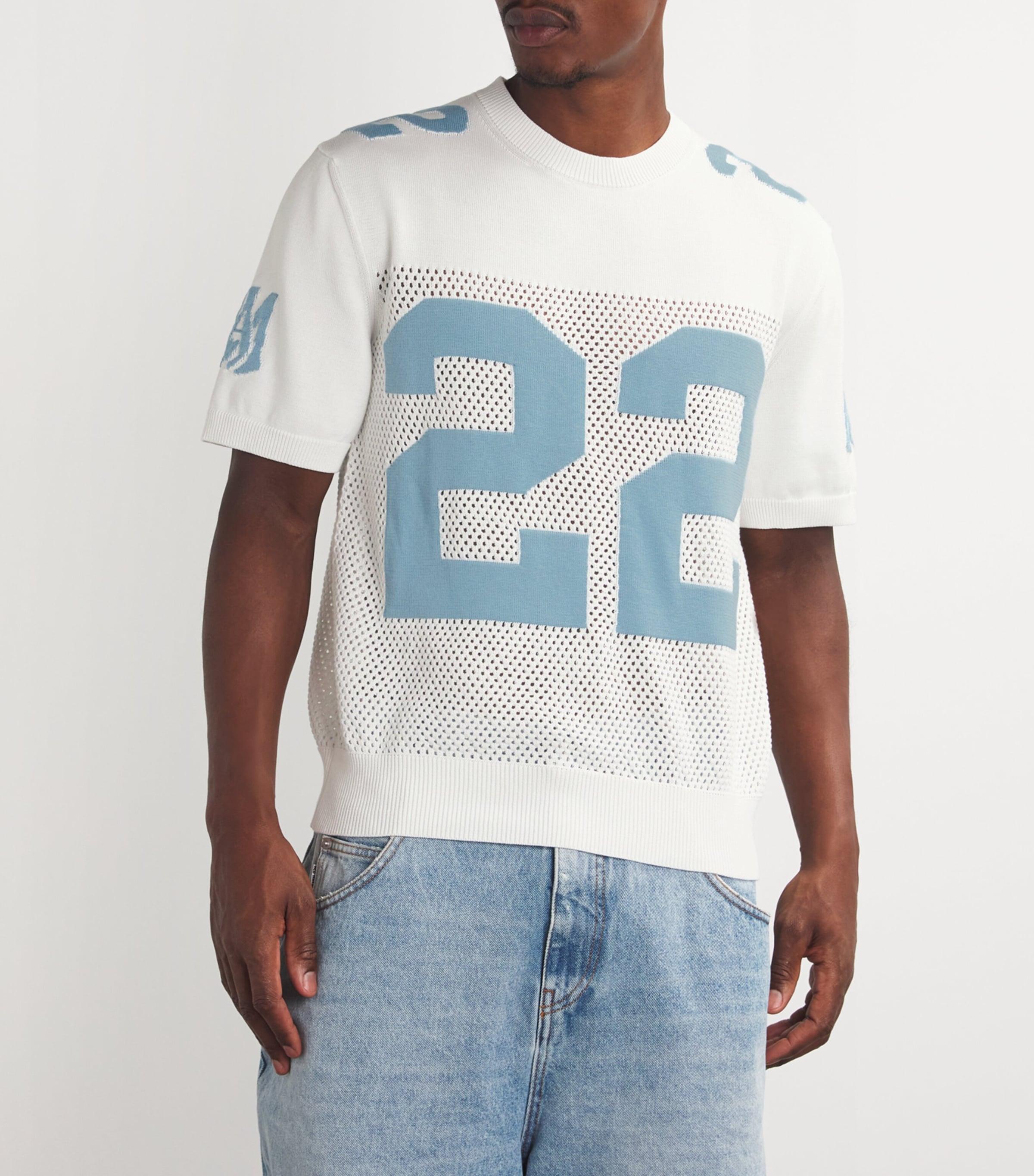 Amiri Knit 22 T-Shirt in Blue for Men | Lyst