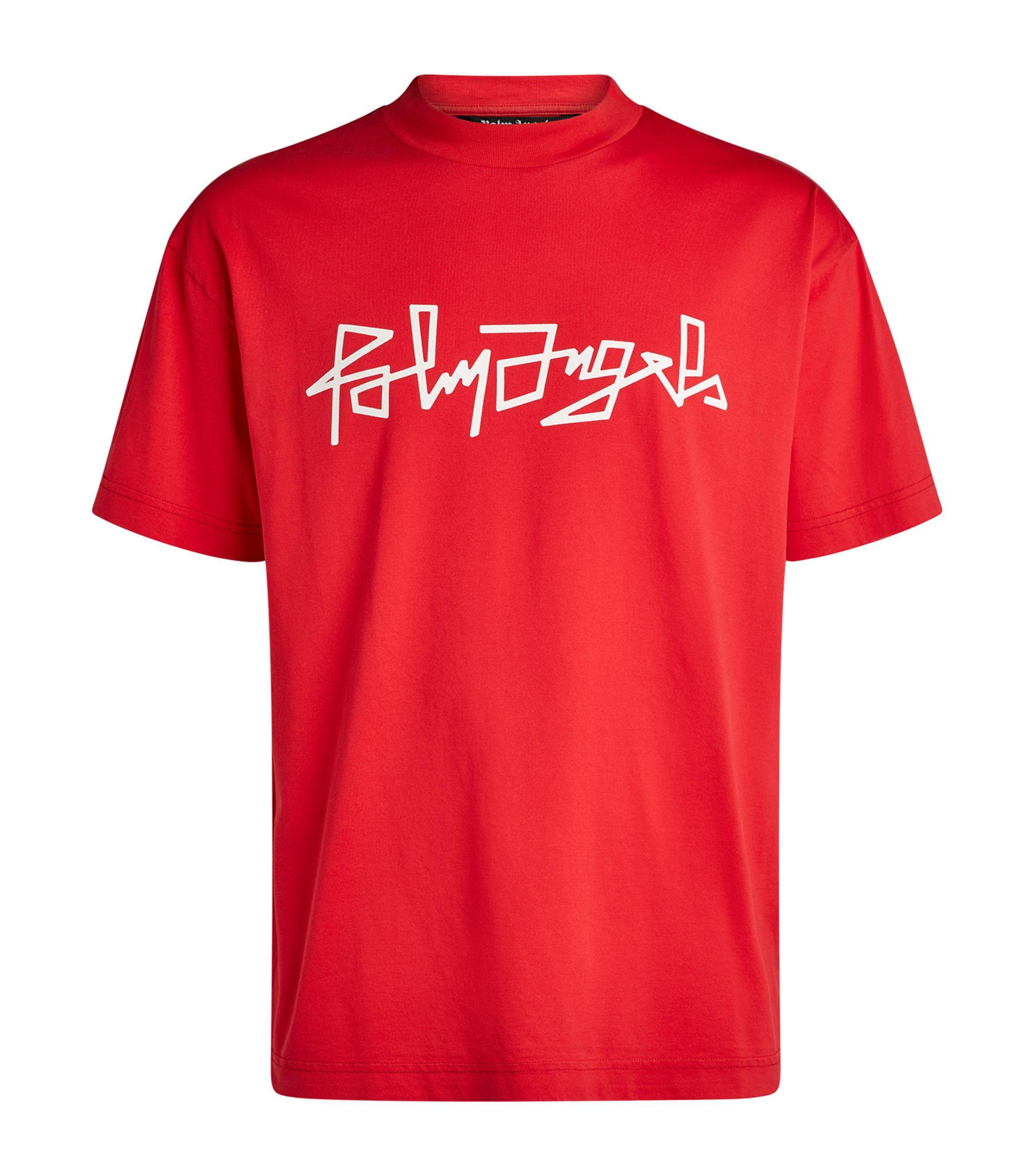 Palm Angels Cotton Desert Logo T-shirt 