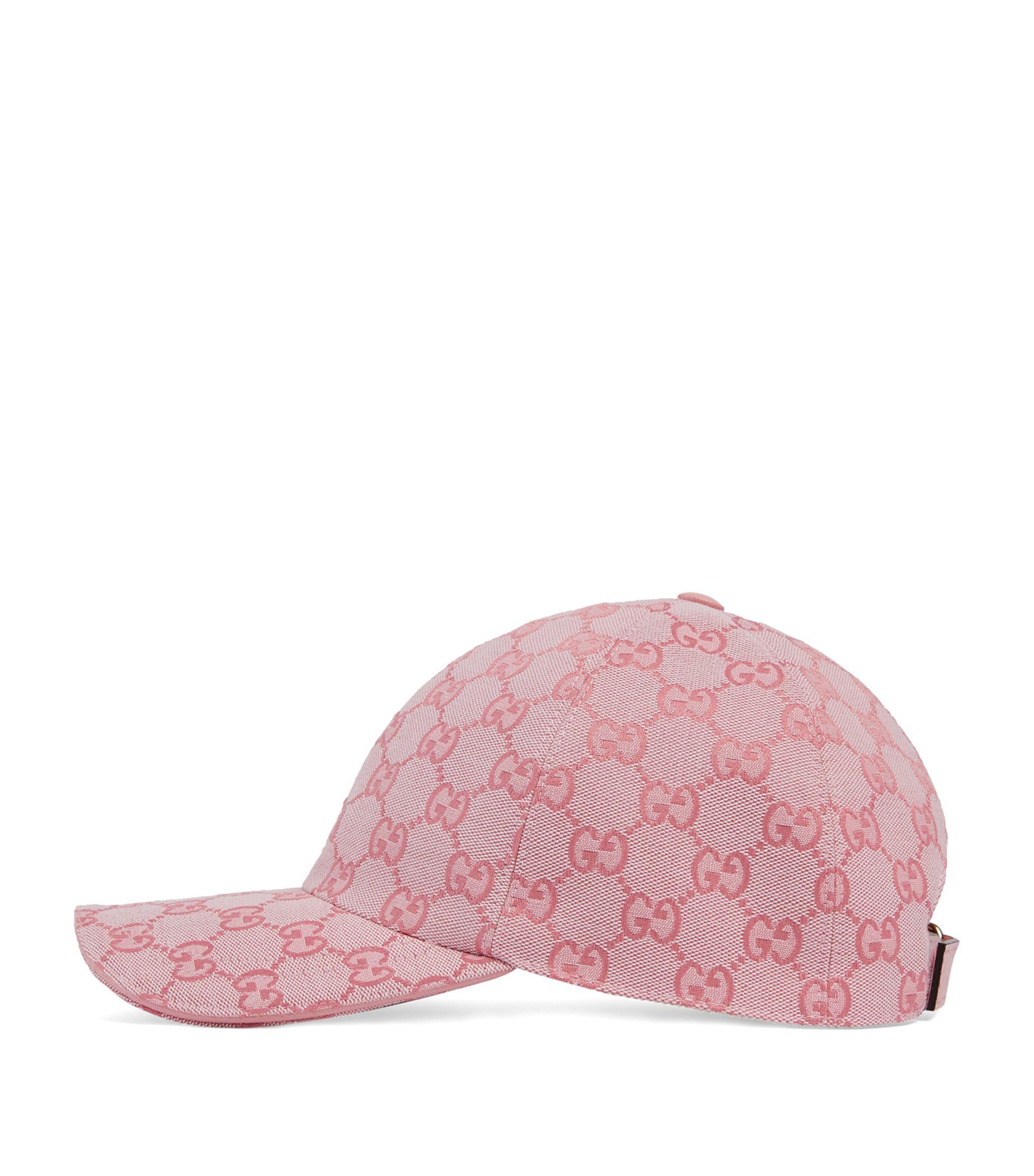 Gucci Gg Canvas Baseball Hat in Pink | Lyst Gucci Gg Canvas Baseball Hat in Pink | Lyst