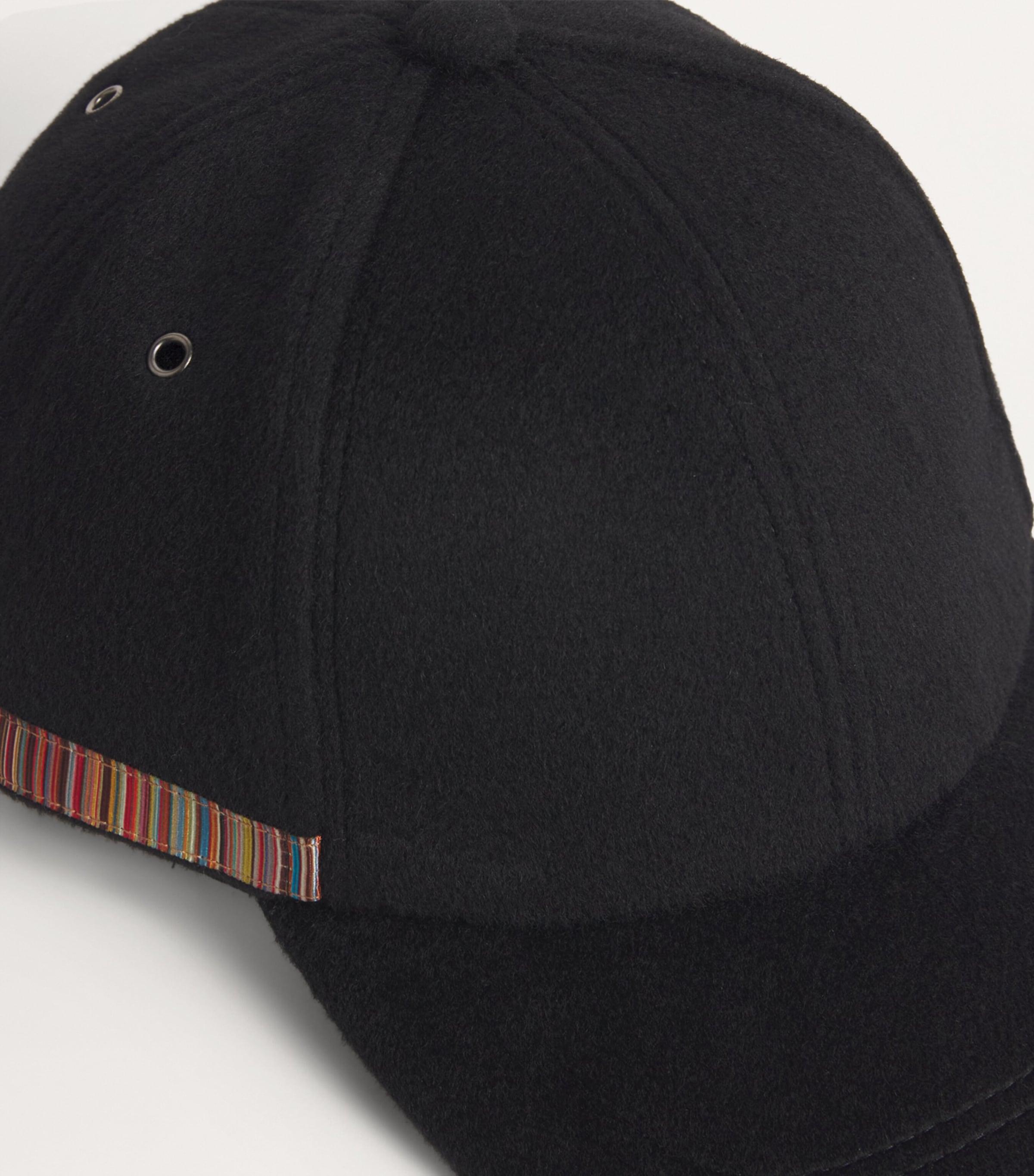 Smith Signature Stripe Paul Smith Cap Black Paul Smith Men's BNWT