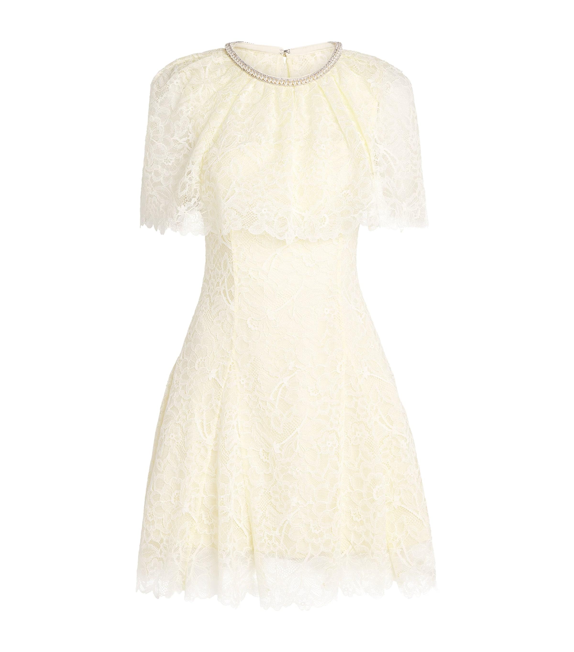 lace cap sleeve skater dress Elegant Lace Black Short Sleeve Skater Dress