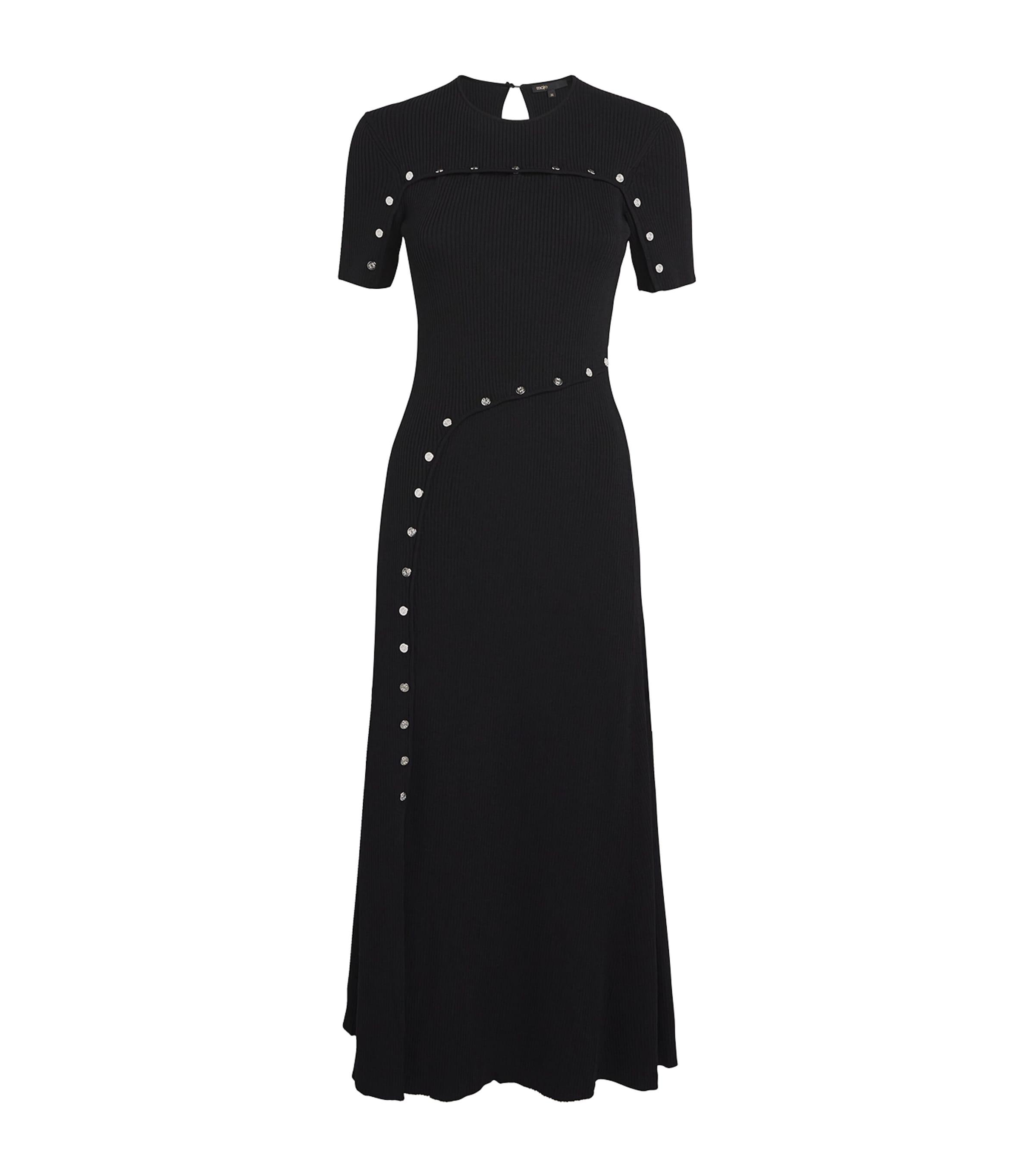 knit black mini dress Lavelle Knit Mini Dress main image 1