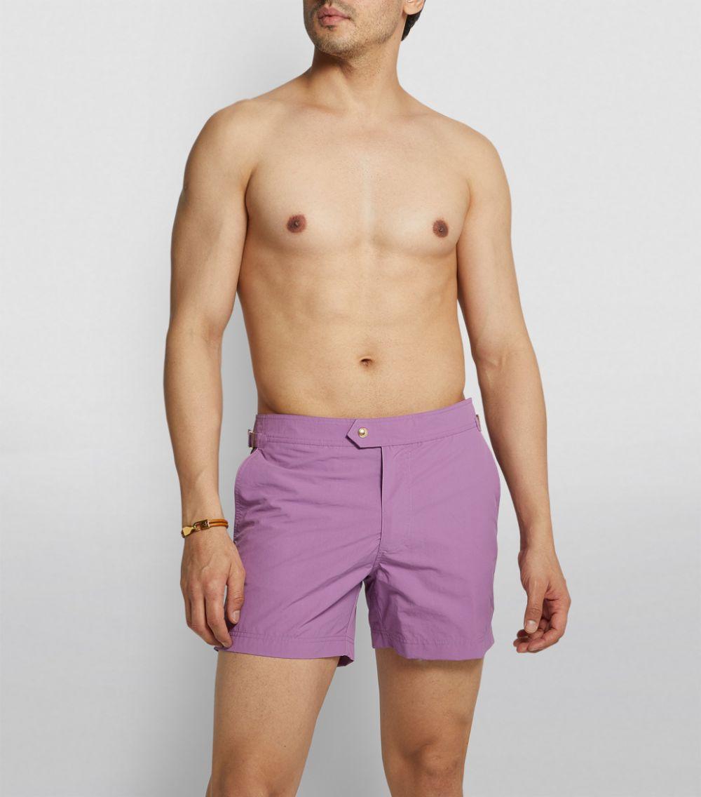 Tom Ford Synthetic Regatta Swim Shorts in Pink for Men - Lyst