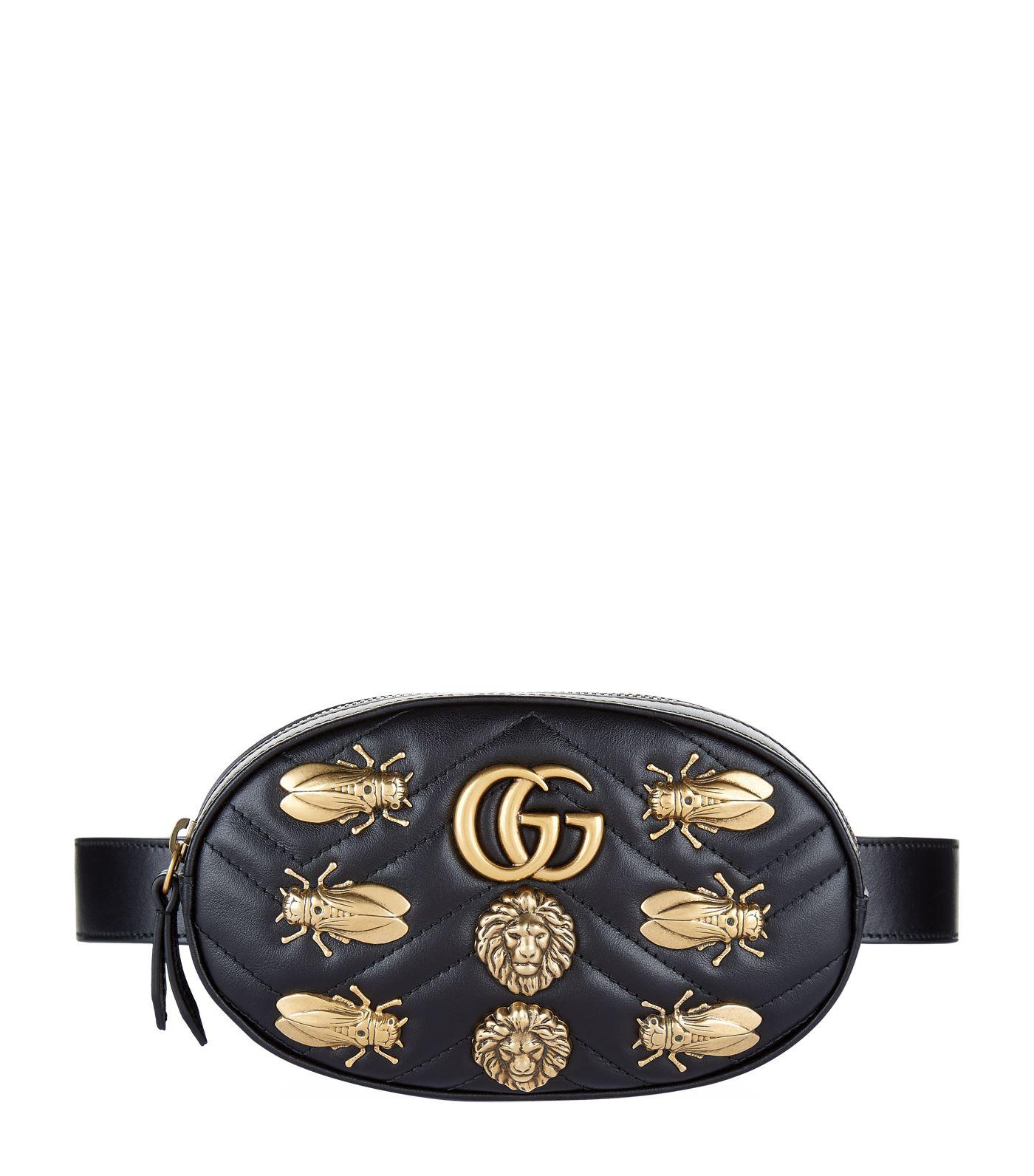 gucci bee fanny pack