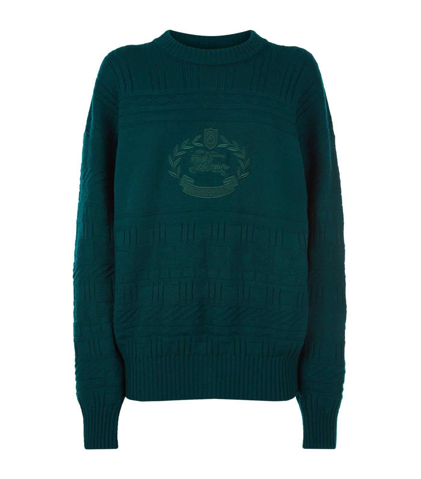 burberry green sweatshirt