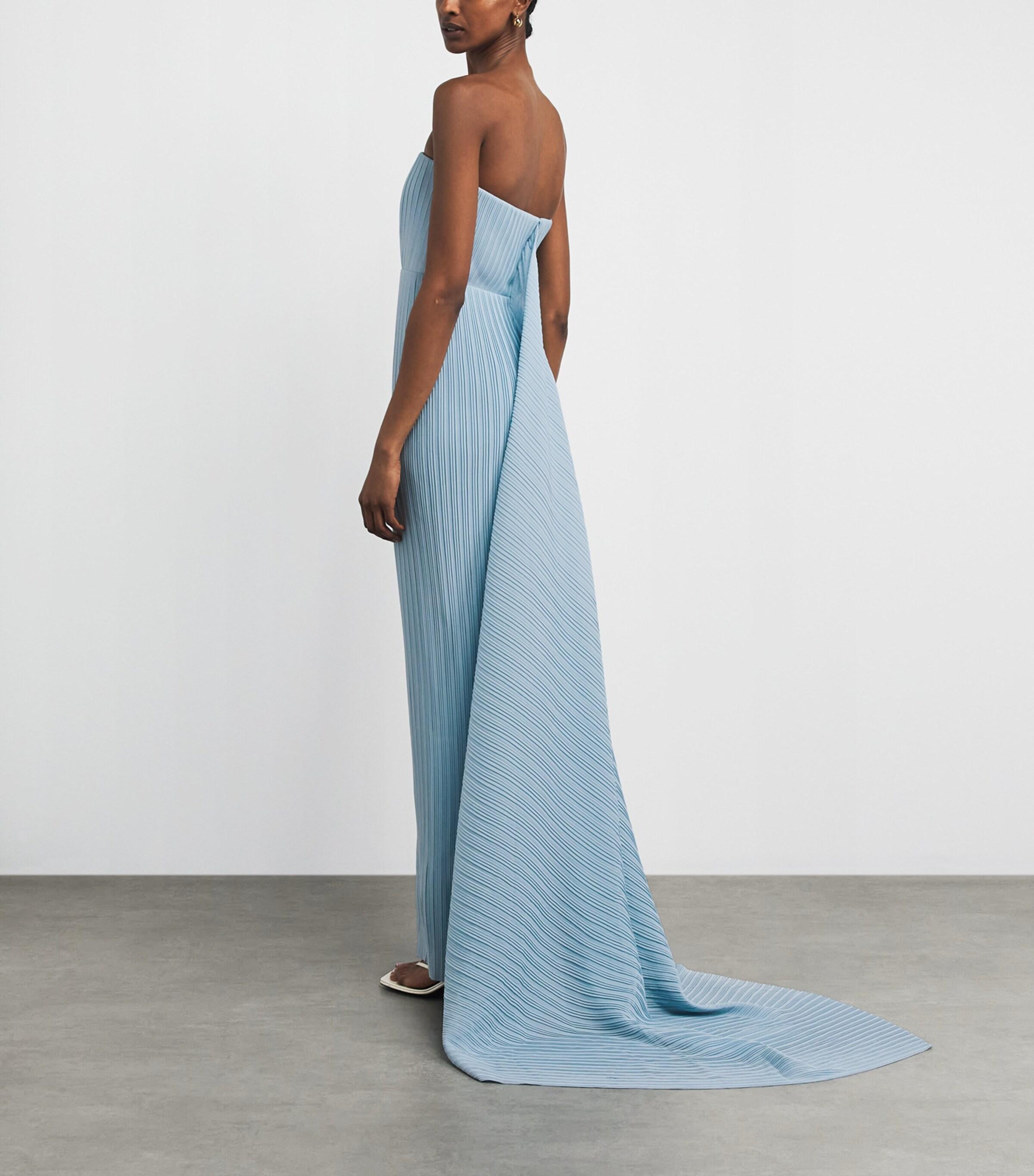 sachin and babi light blue dress What does a Harrods editor wear for a summer of socialising? Abigail picks  her favourite occasion-ready pieces from the First, Fourth and Fifth Floors main image 0